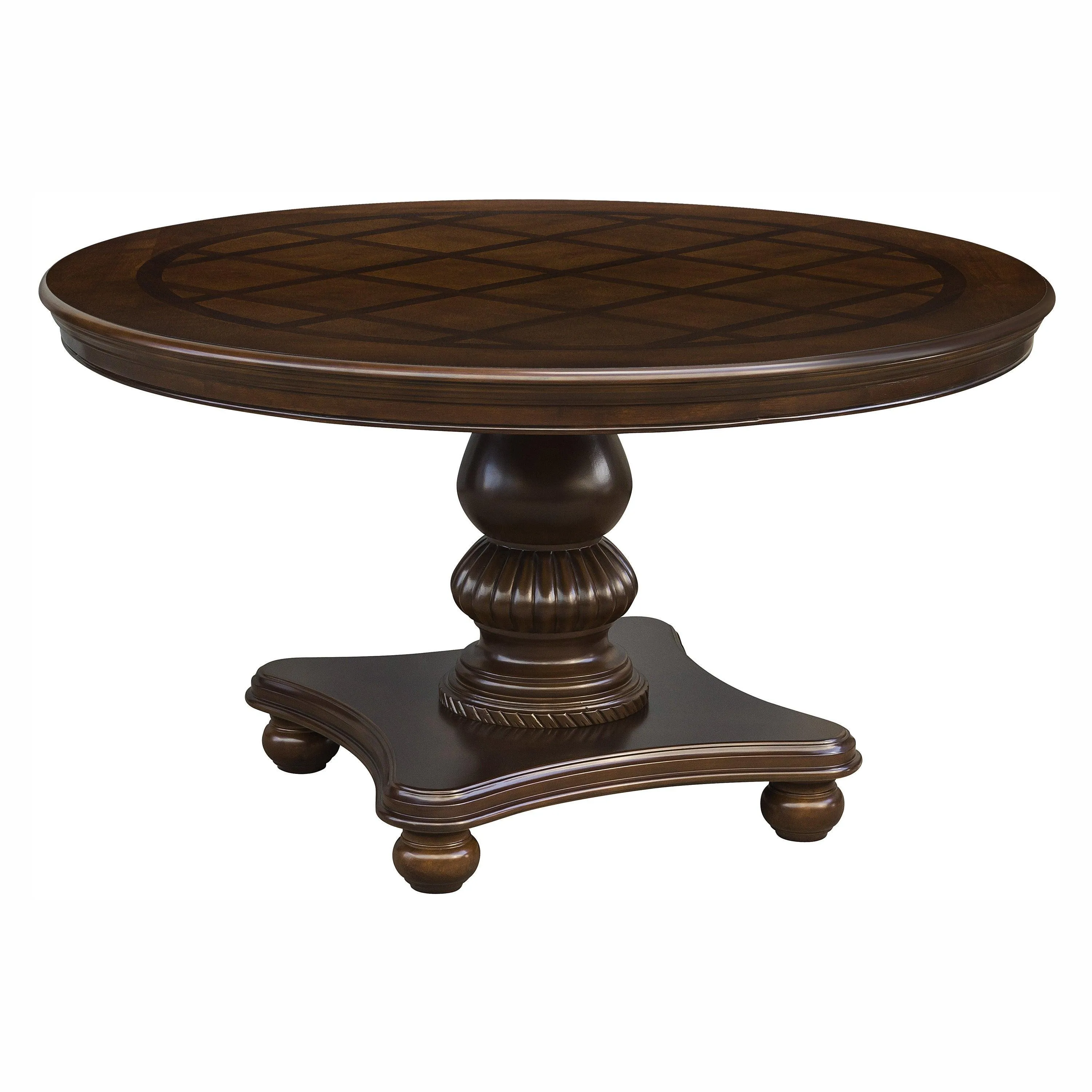 Lordsburg Brown Chery Round Dining Set - Image 4