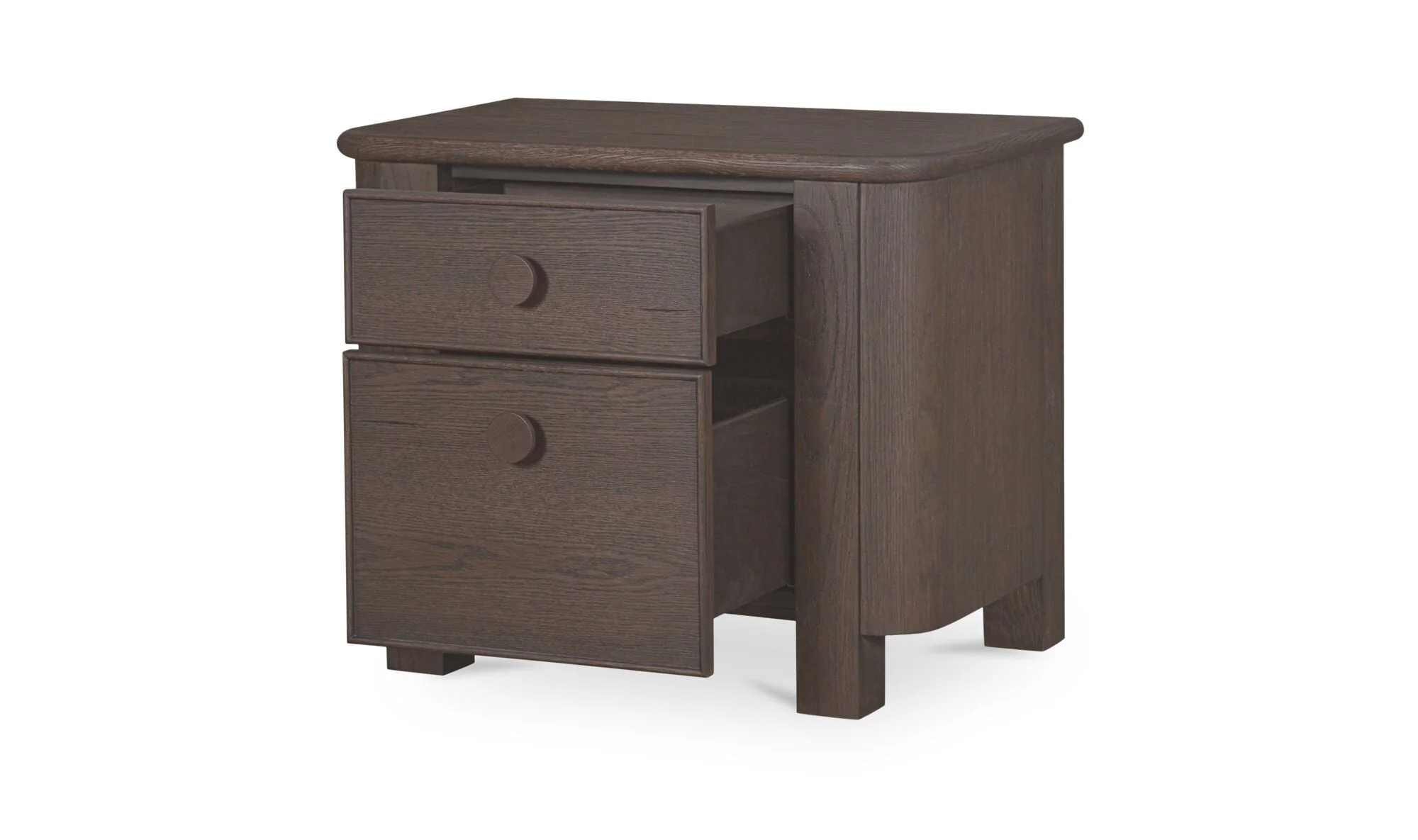 Loren Large Nightstand Dark Brown - Image 2