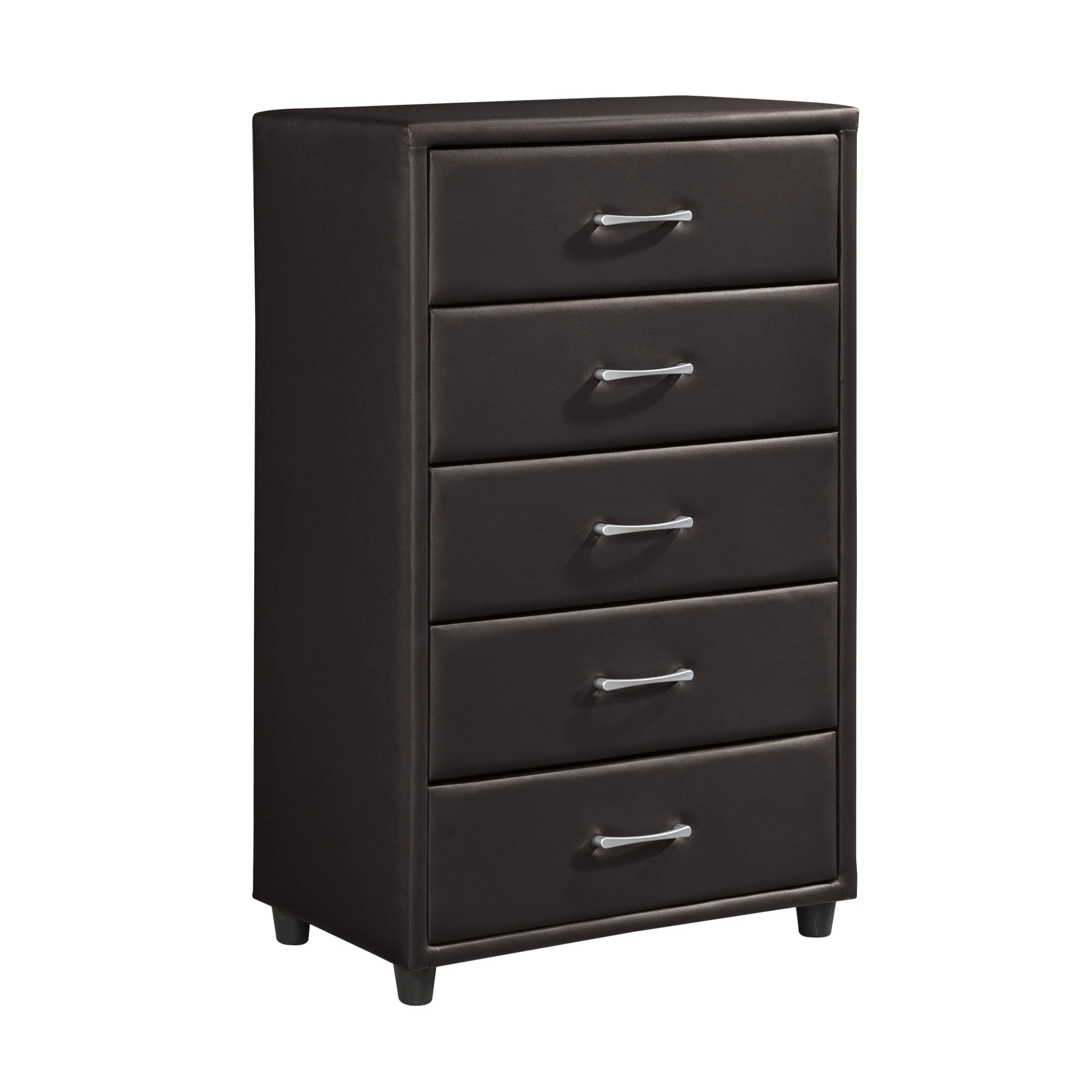 Lorenzi Dark Brown Upholstered Platform Youth Bedroom Set - Image 17