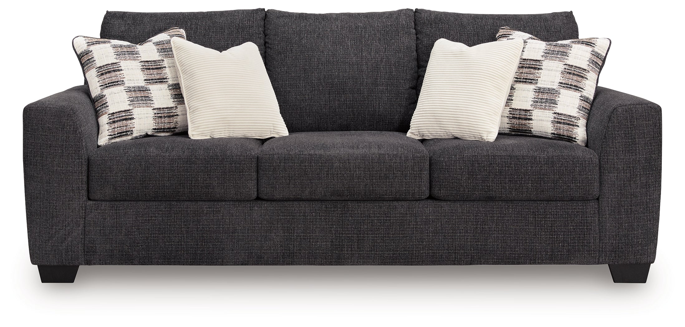 Loreo Ebony Sofa and Loveseat - Image 3