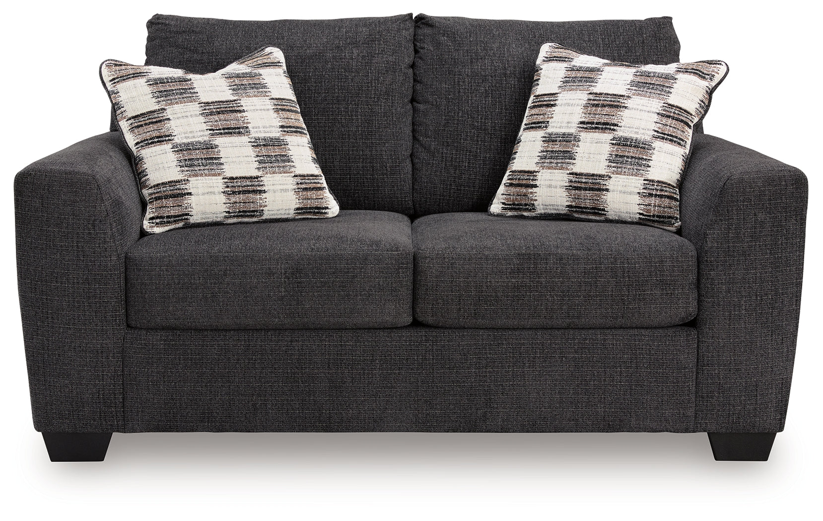 Loreo Ebony Sofa and Loveseat - Image 4