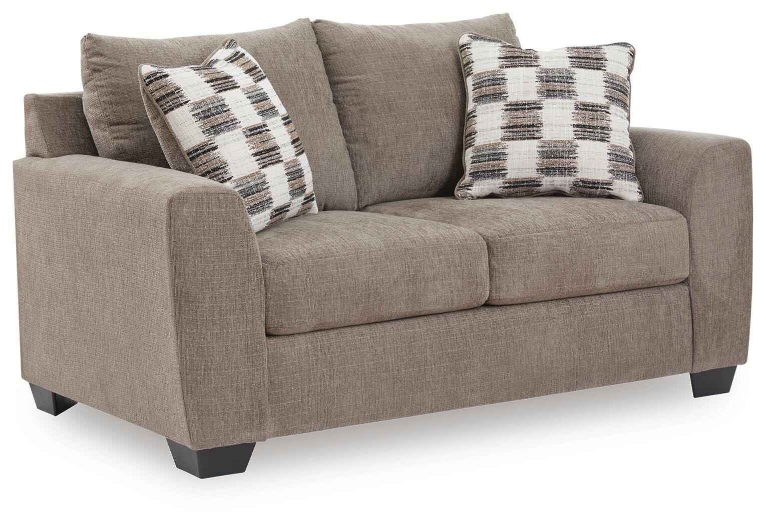 Loreo Truffle Loveseat - Image 2
