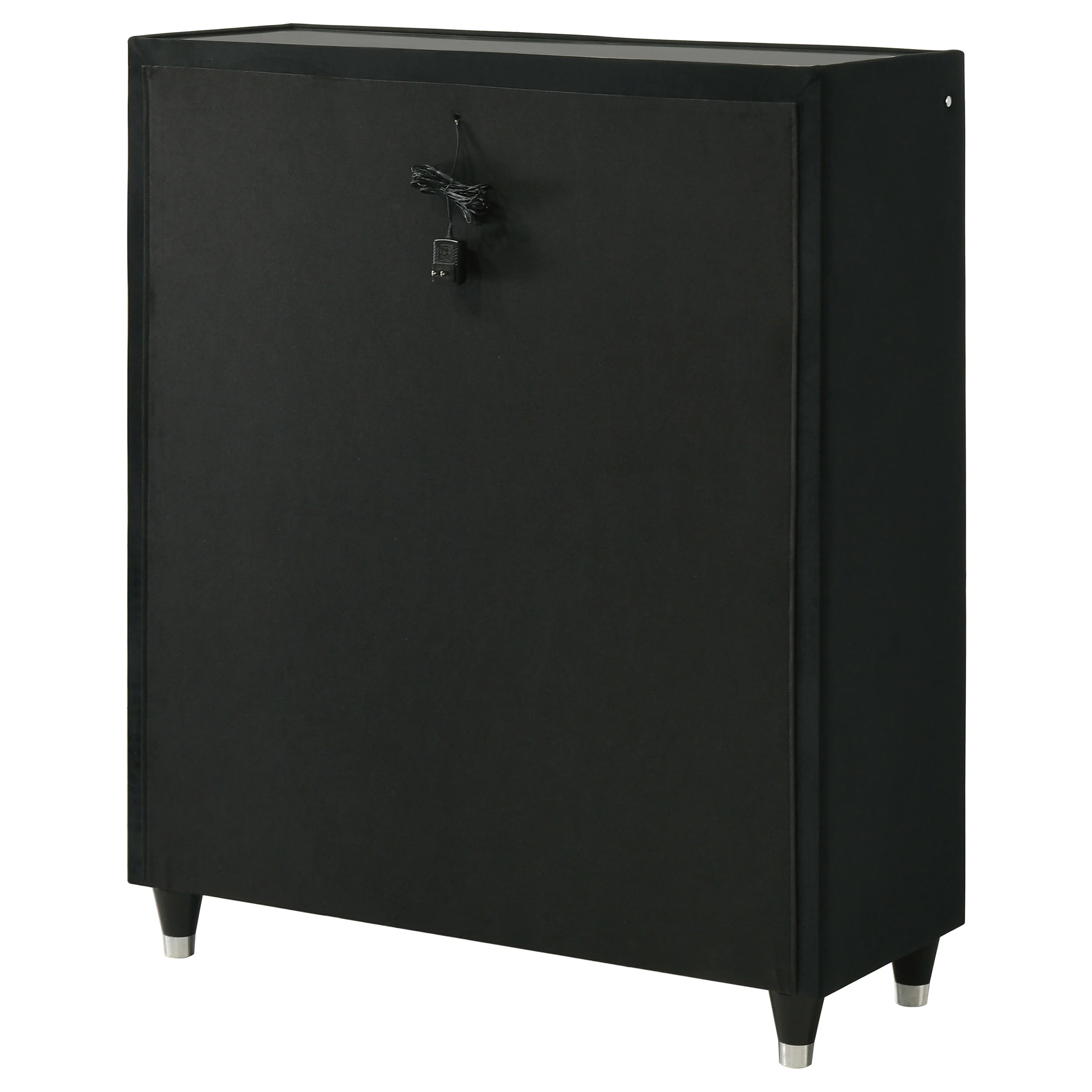 Lorient Black 5-drawer LED Chest of Drawers - Image 8