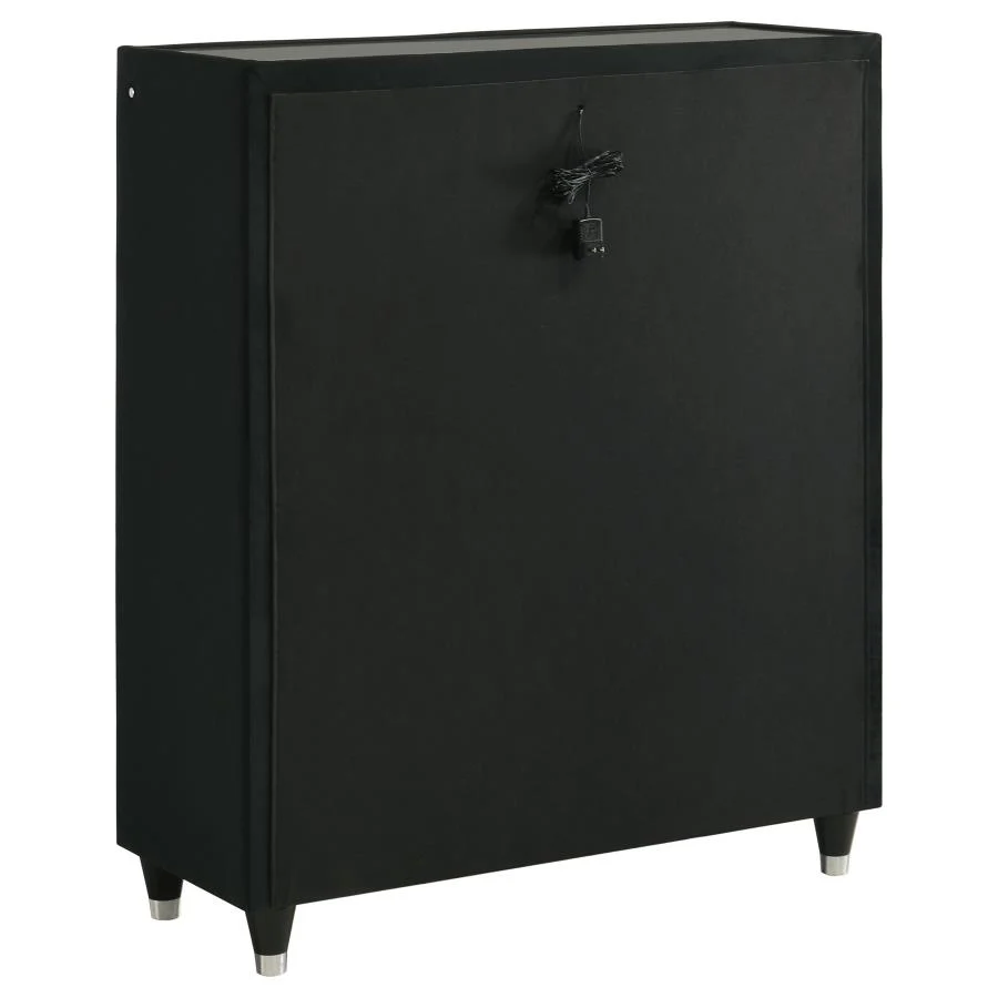 Lorient Black 5-piece Eastern King Bedroom Set - Image 12