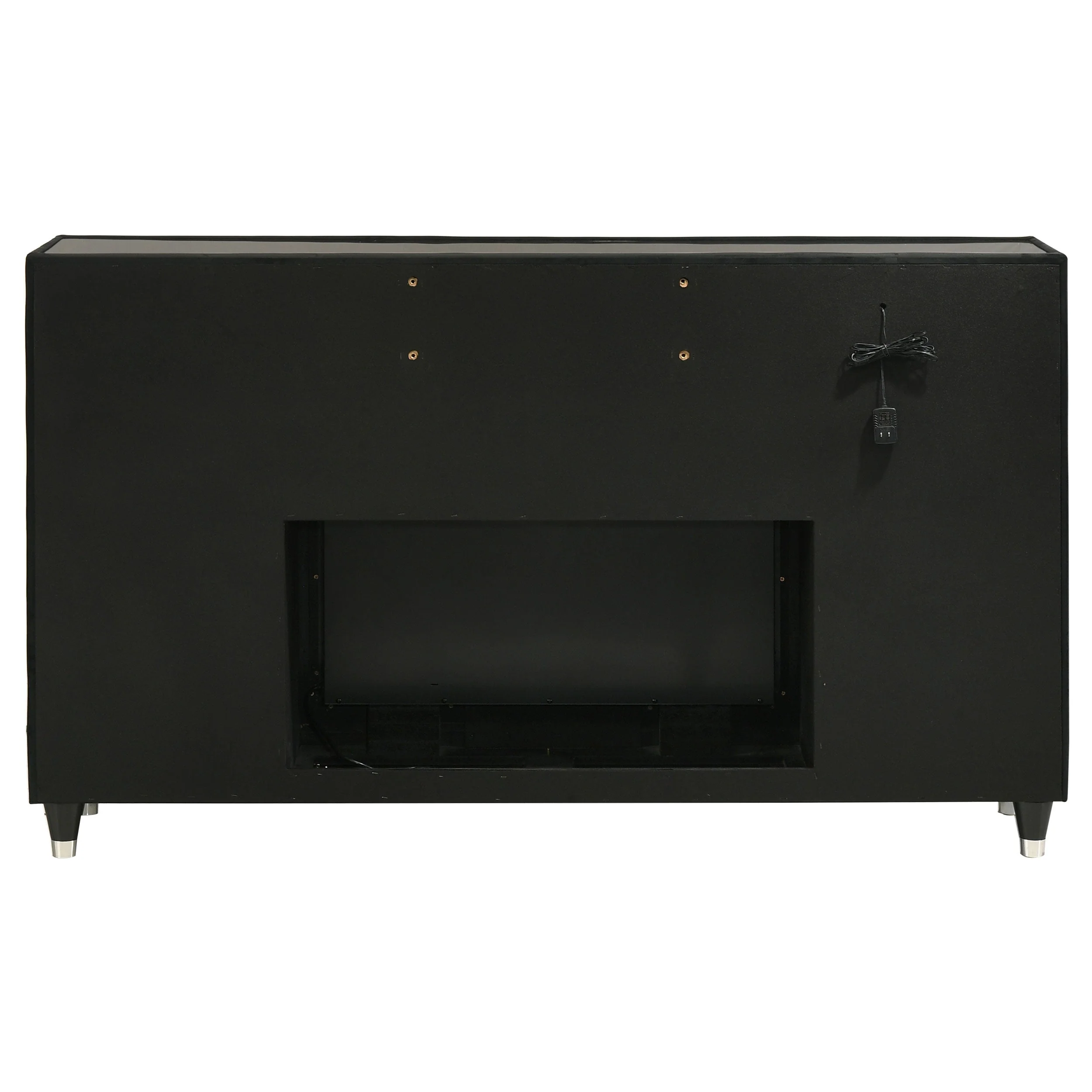 Lorient Black 8-drawer LED Bedroom Flame Box Dresser - Image 7