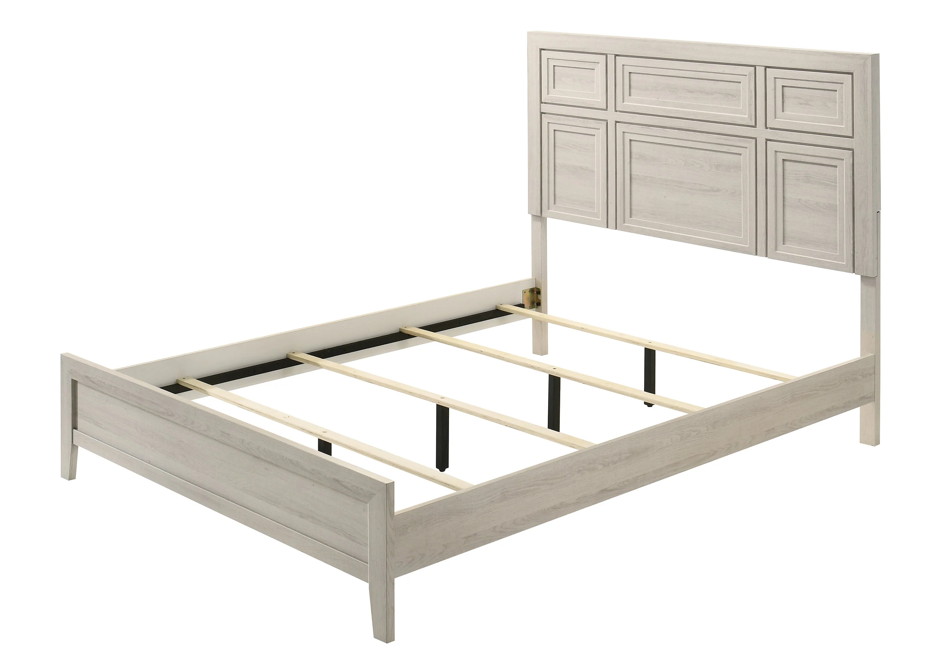 Lorraine Antique White Full Panel Bed - Image 3