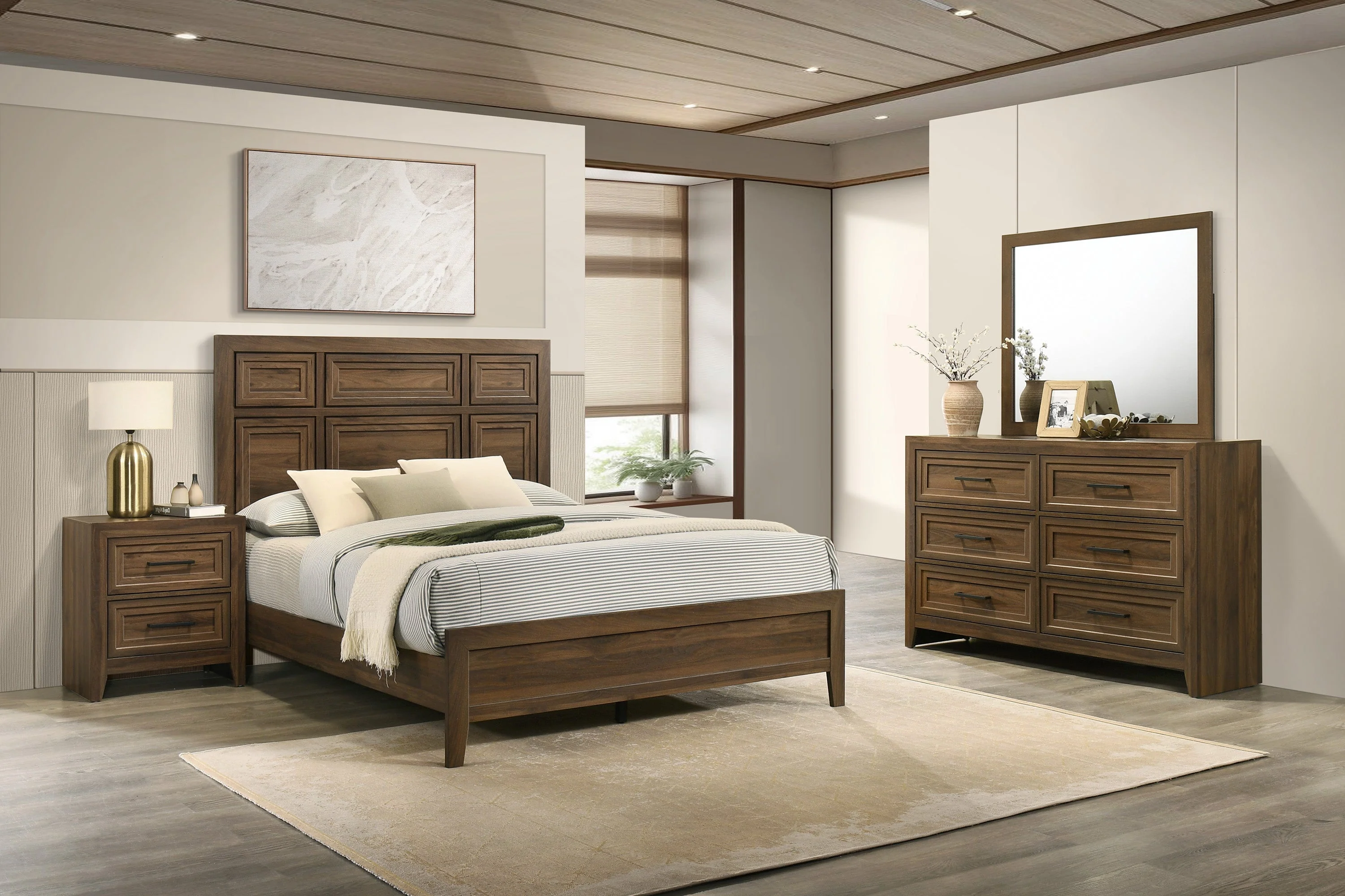 Lorraine Dark Brown Bedroom Set - Image 12