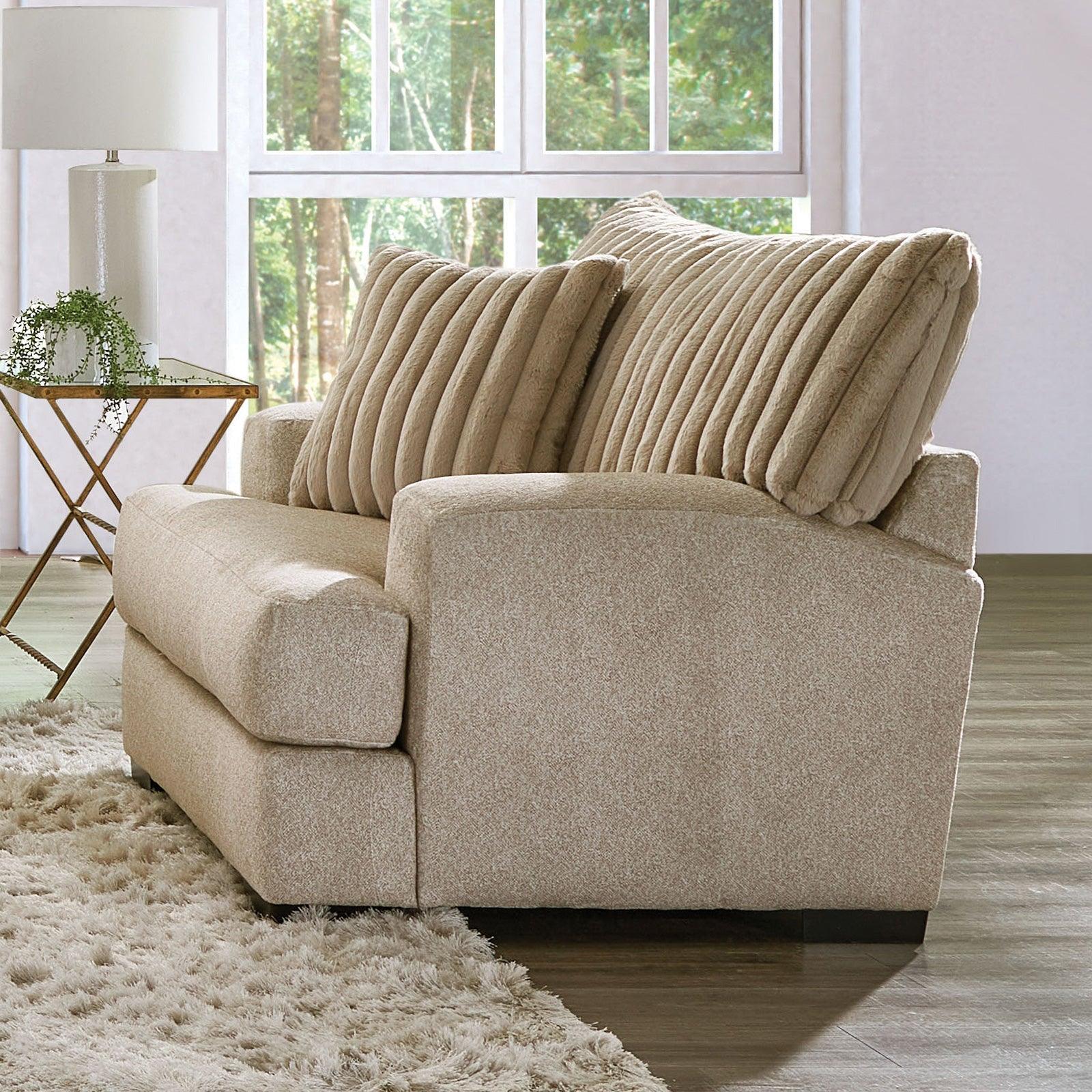 Loughlin Light Brown Chair