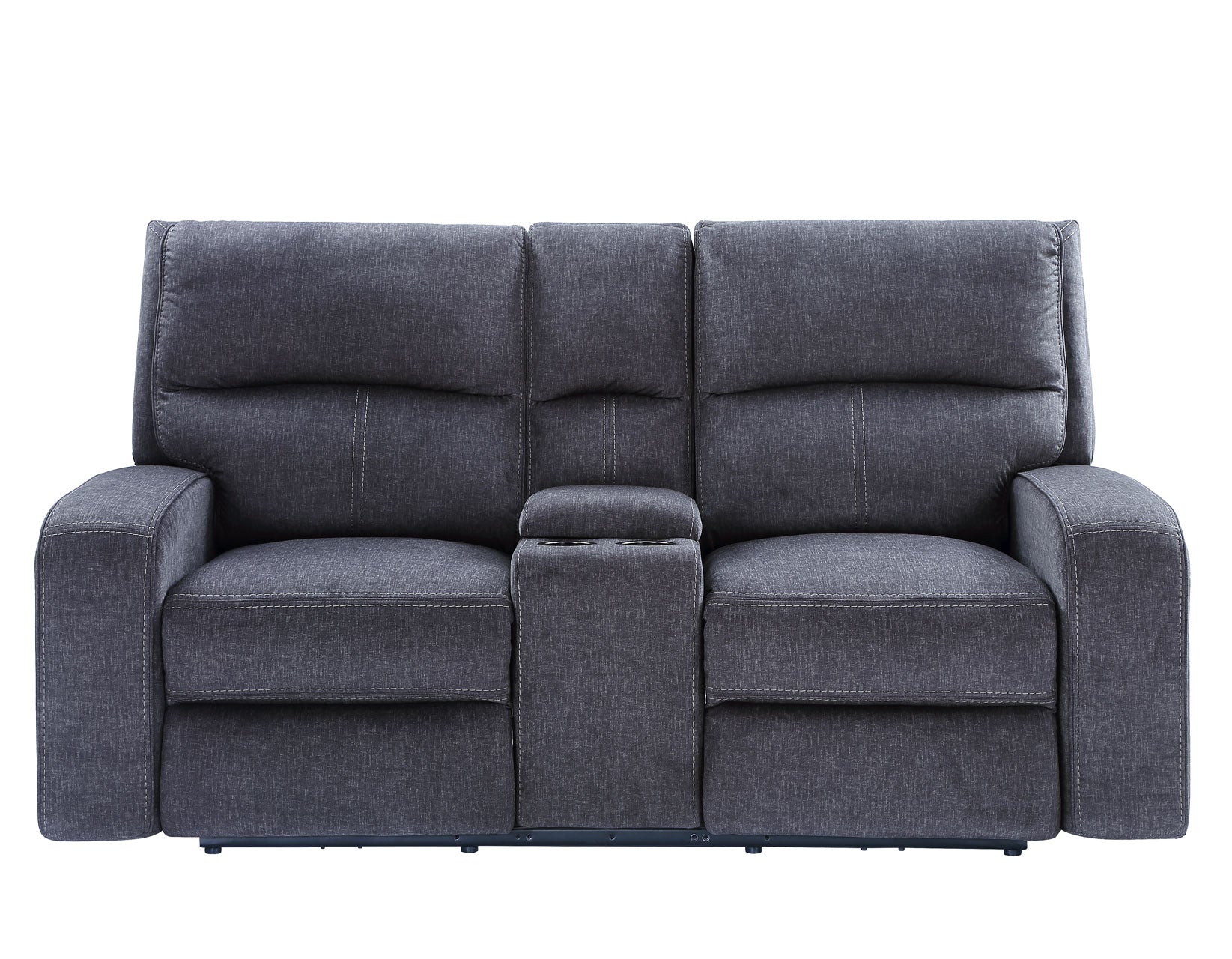 Lovell Charcoal Fabric 3-Piece Power Reclining Set - Image 25