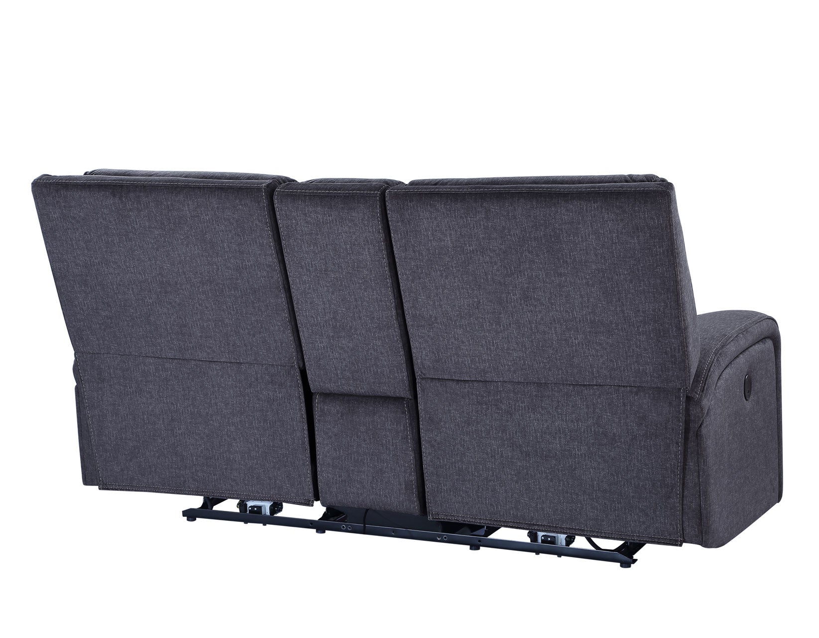 Lovell Charcoal Fabric 3-Piece Power Reclining Set - Image 31