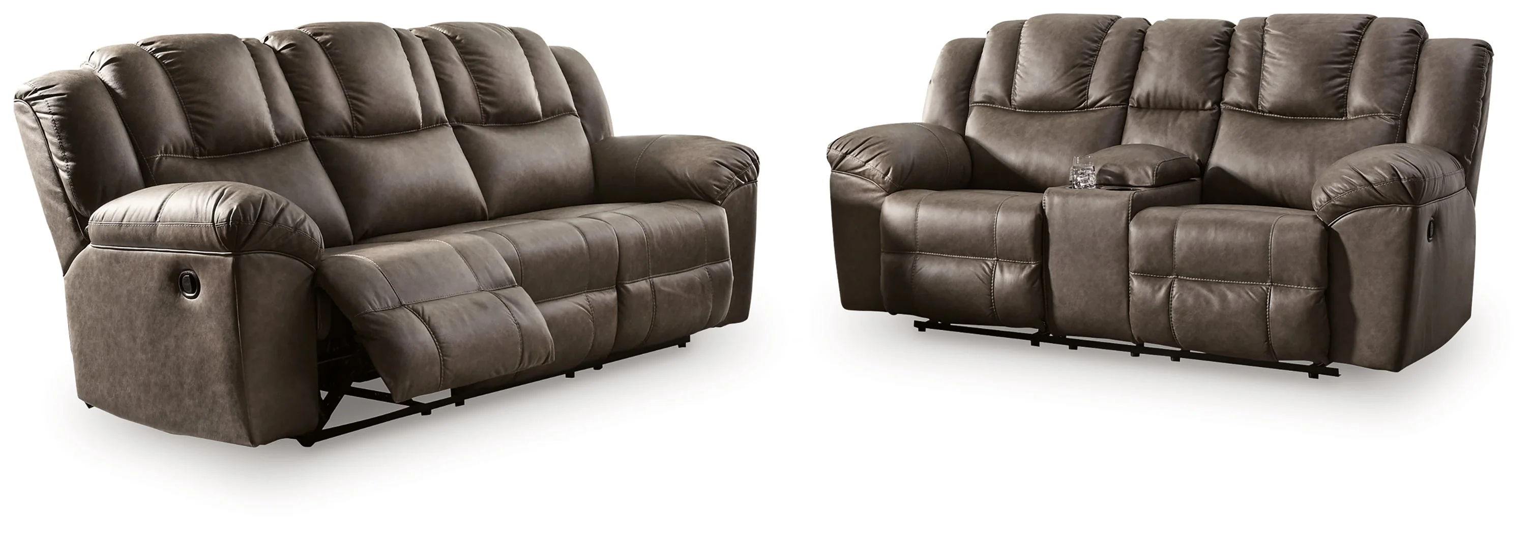 Lowilla Driftwood Reclining Sofa and Loveseat - Image 2