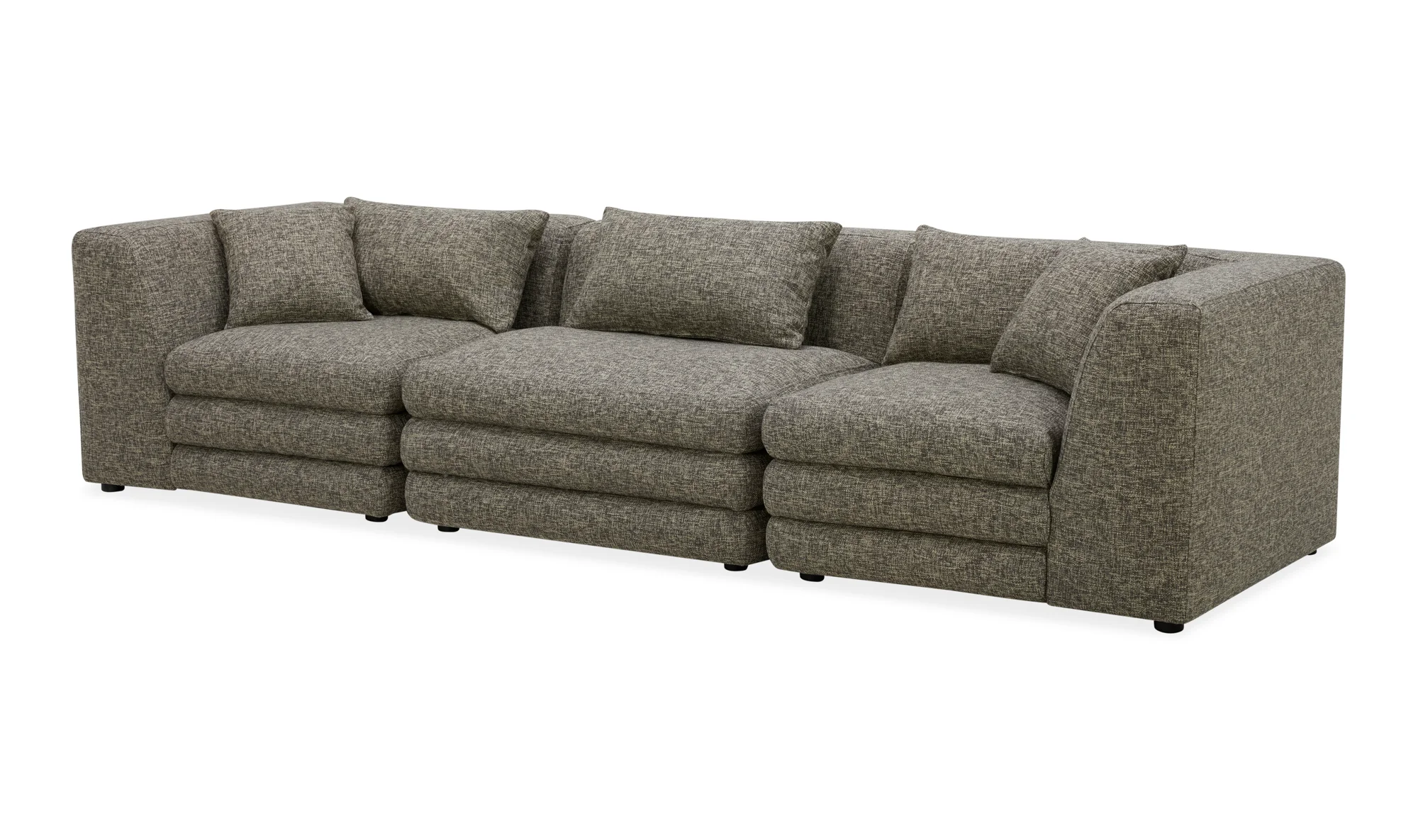 Lowtide Modular Sofa - Stone Tweed - Image 2