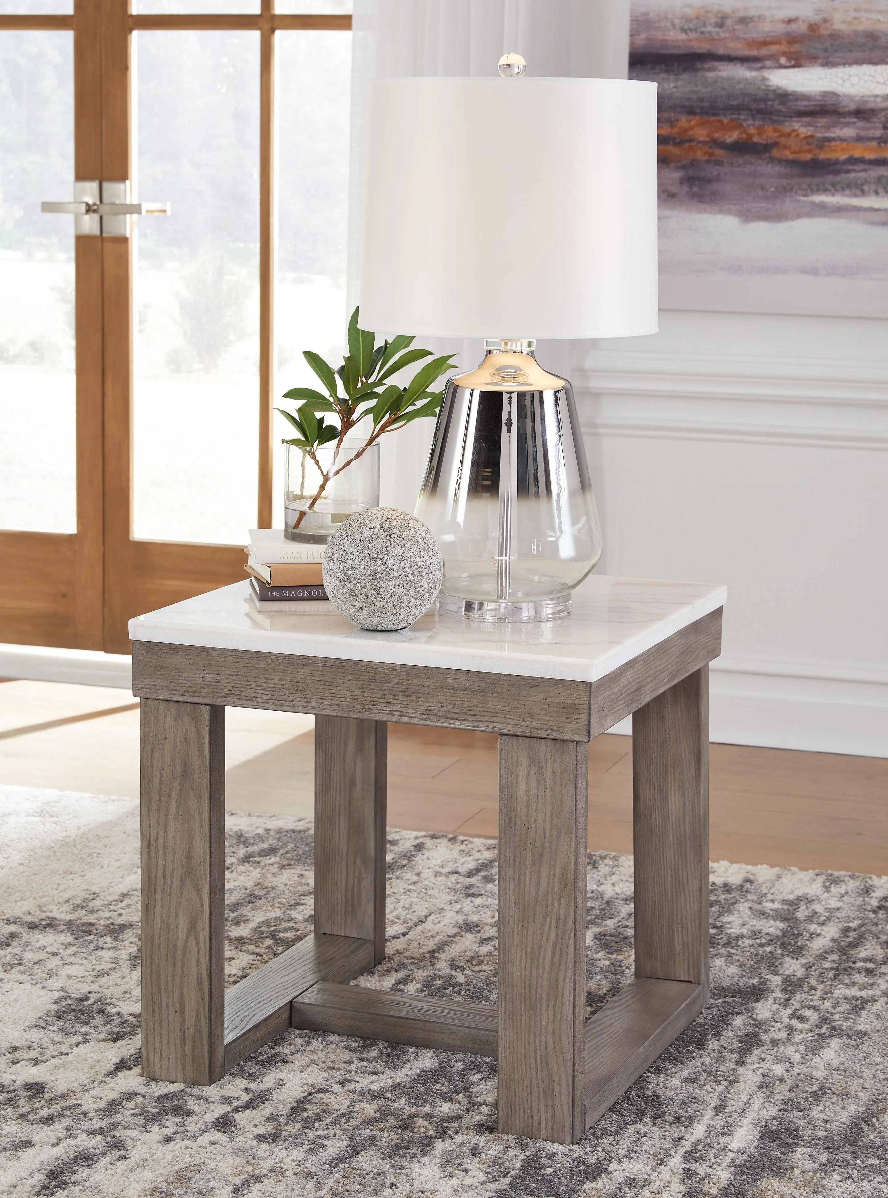Loyaska Brown/Ivory End Table - Image 7