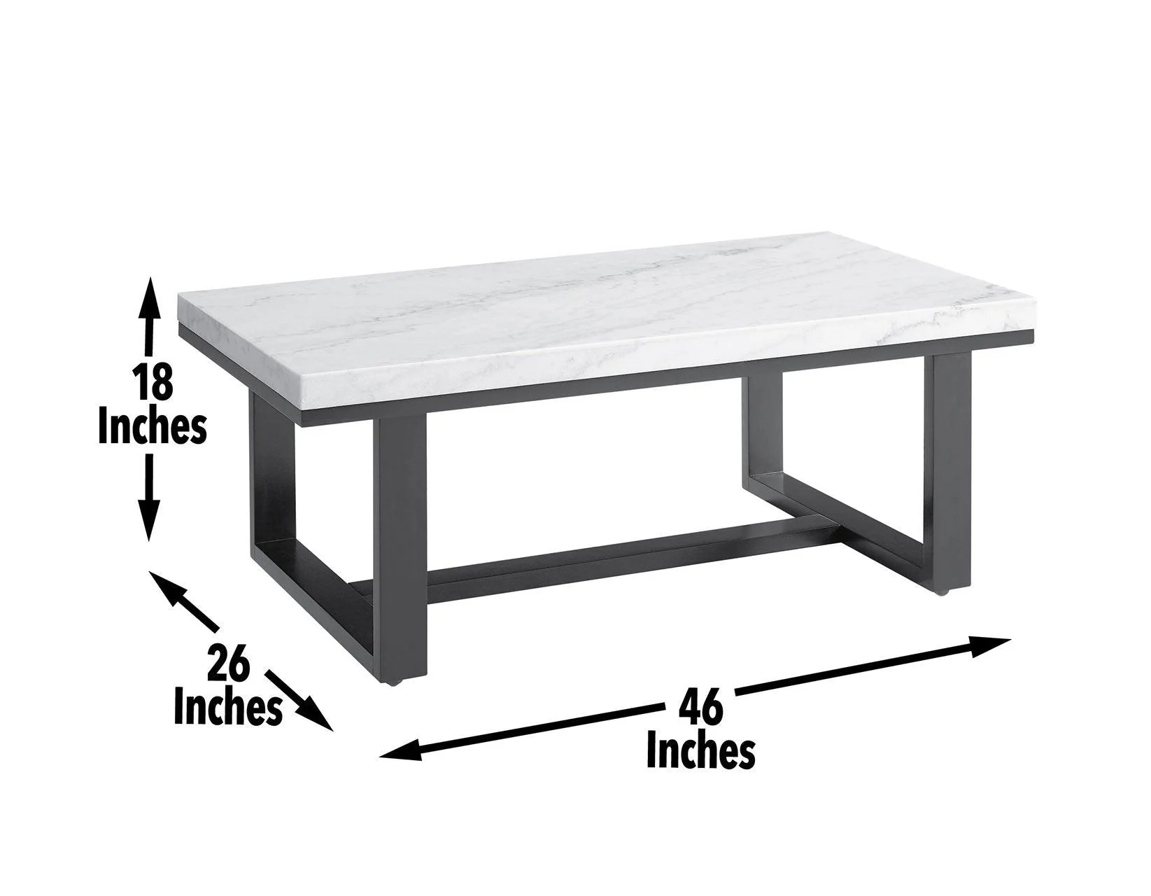 Lucca 3-Piece Marble Top Set (Cocktail & 2 End Tables) - Image 9