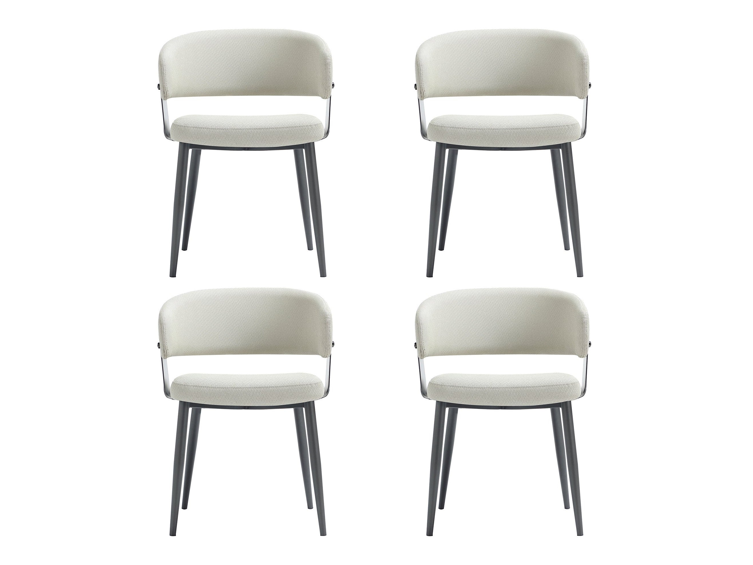 Luce Dining Chair in Oatmeal (set of 4)