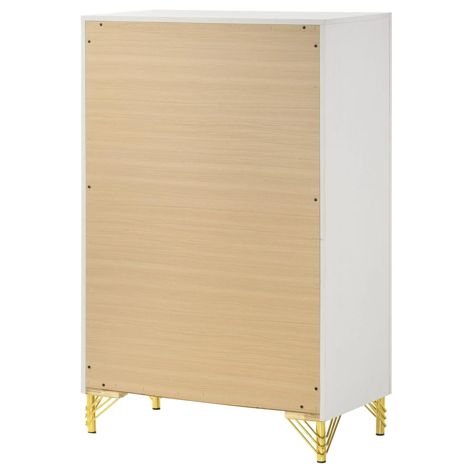 Lucia 5-drawer Bedroom Chest White - Image 7