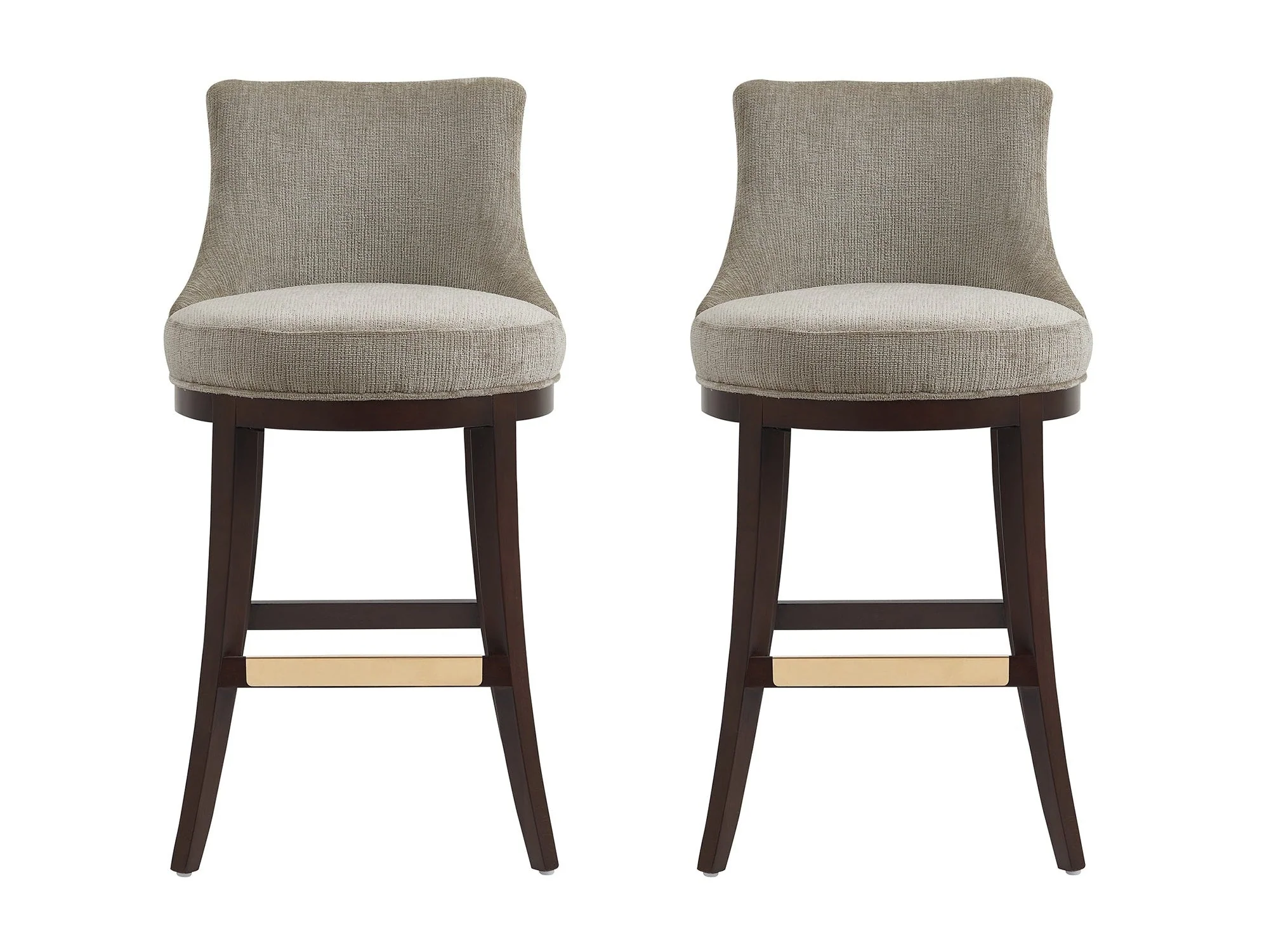 Lucia Barstool in Taupe (set of 2)