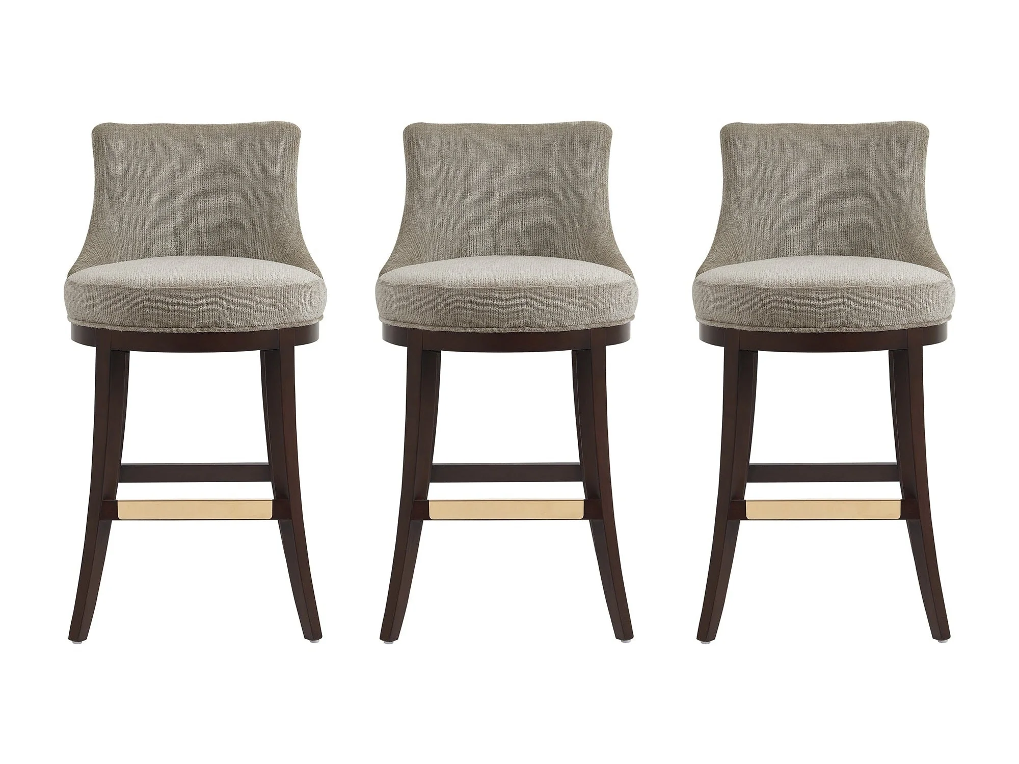 Lucia Barstool in Taupe (set of 3)