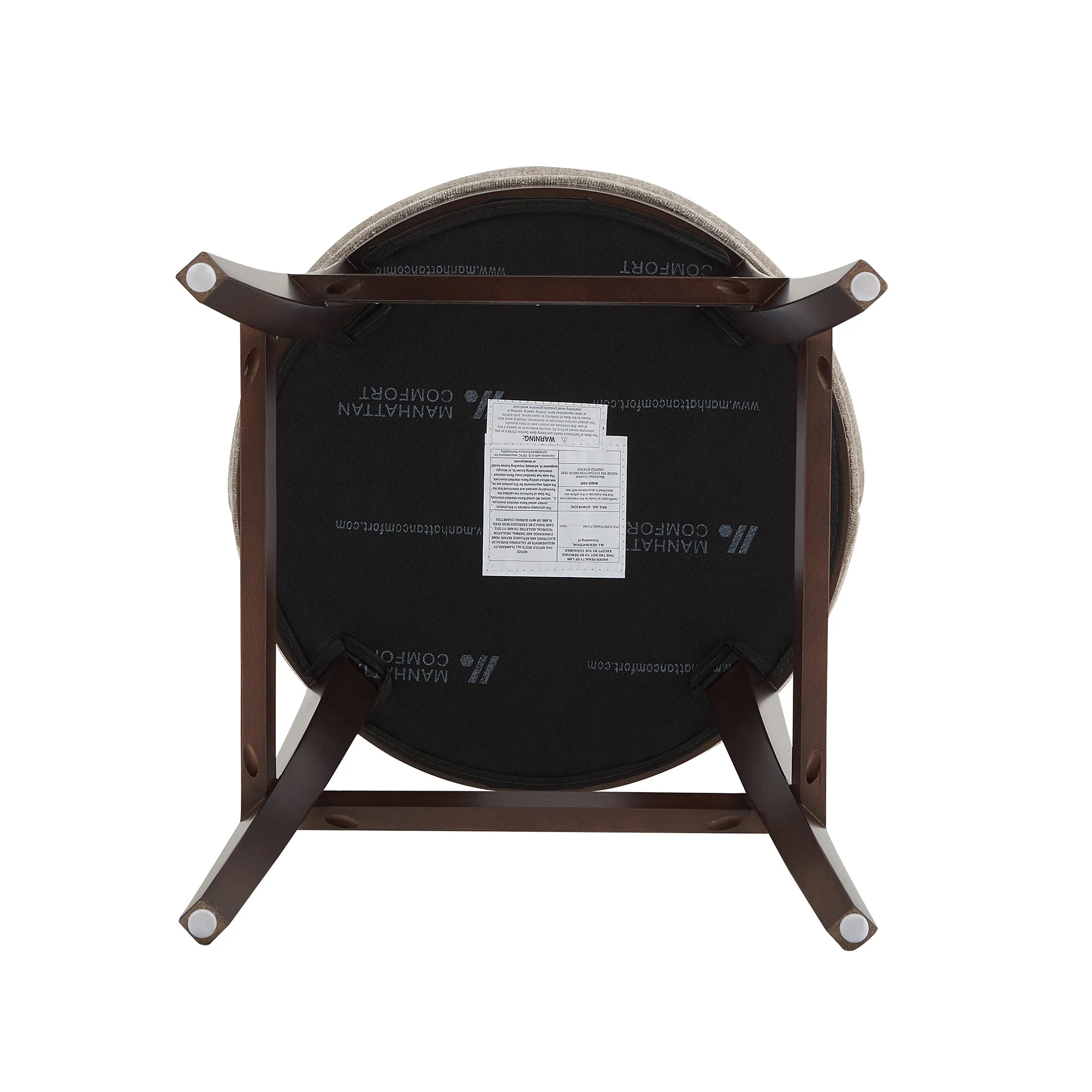 Lucia Barstool in Taupe (set of 3) - Image 10