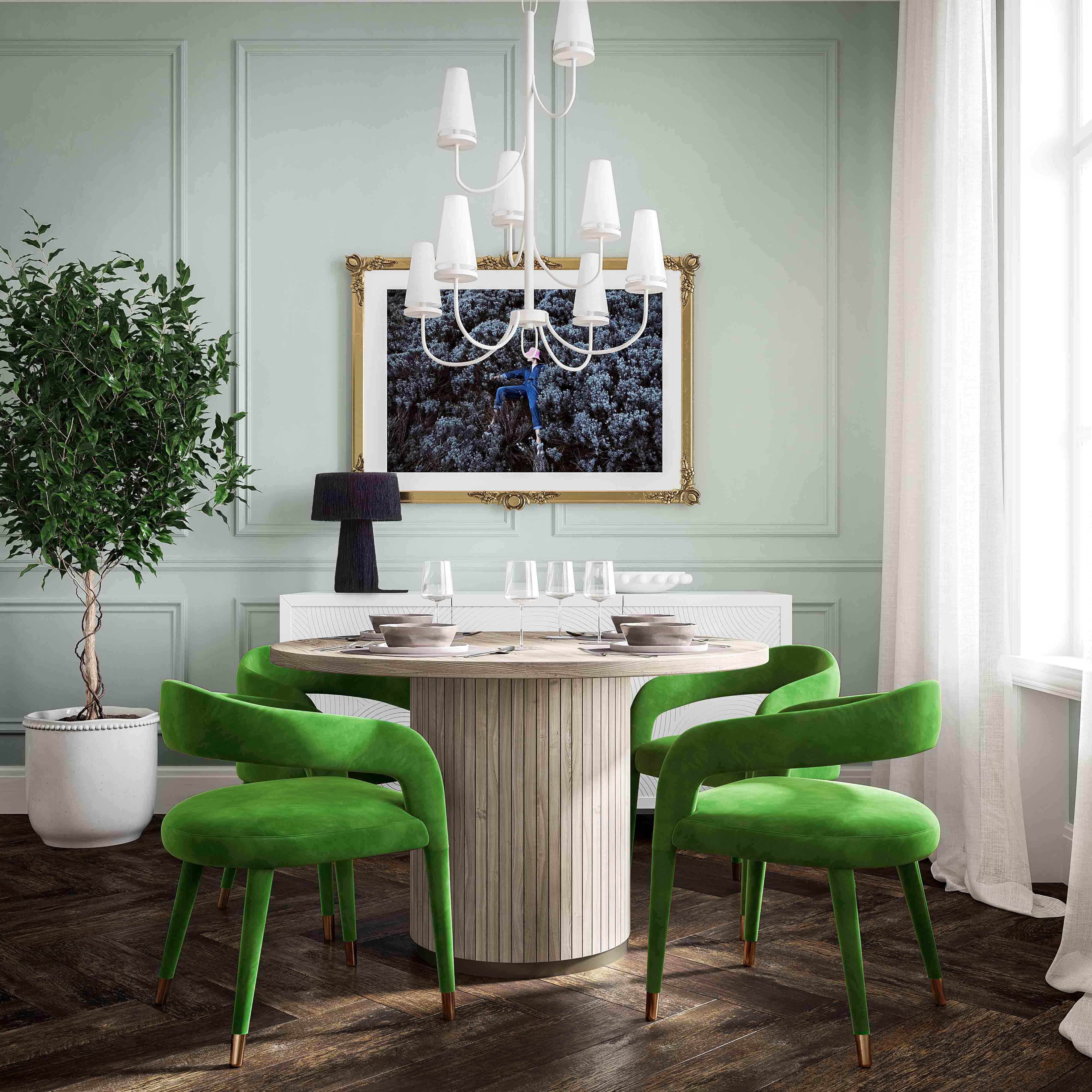 Lucia Velvet Dining Chair - Image 19