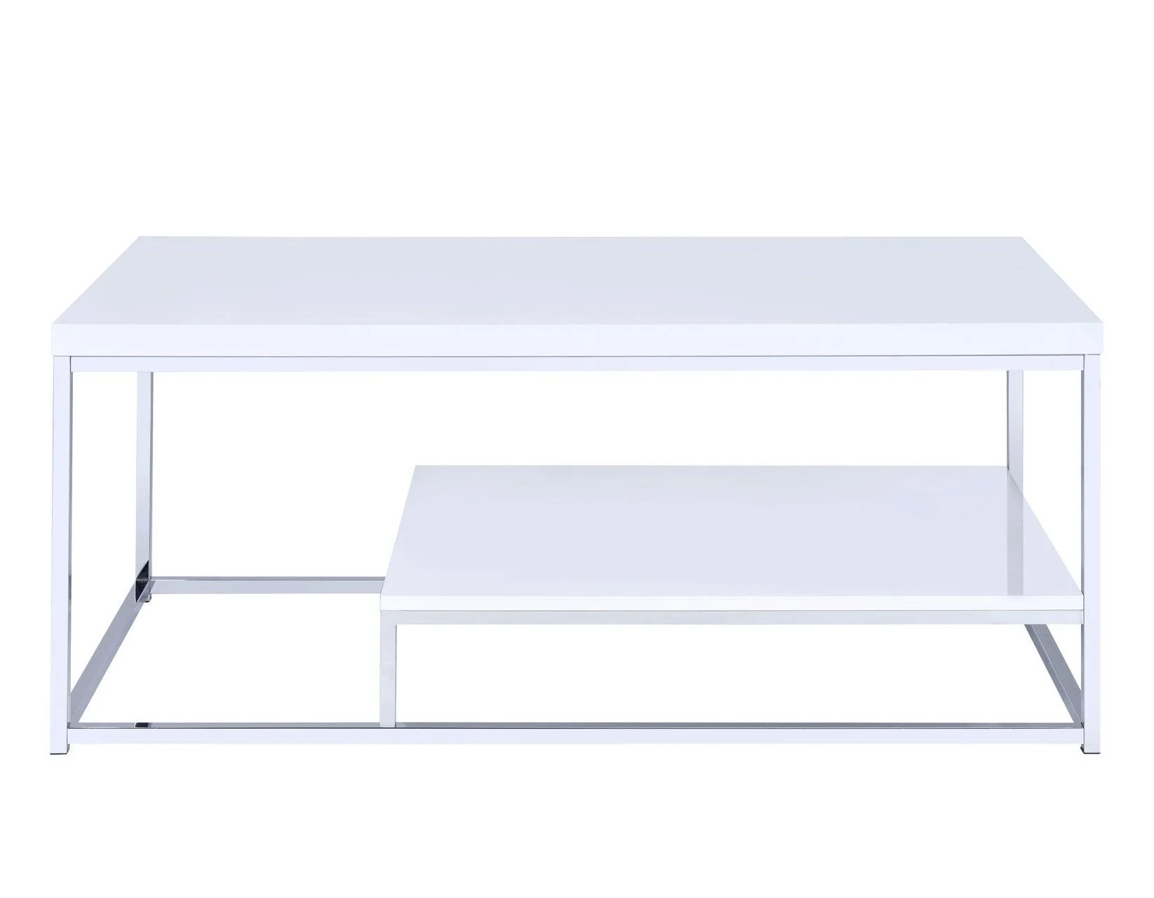 Lucia White 3-Piece Set (Cocktail & 2 End Tables) - Image 3
