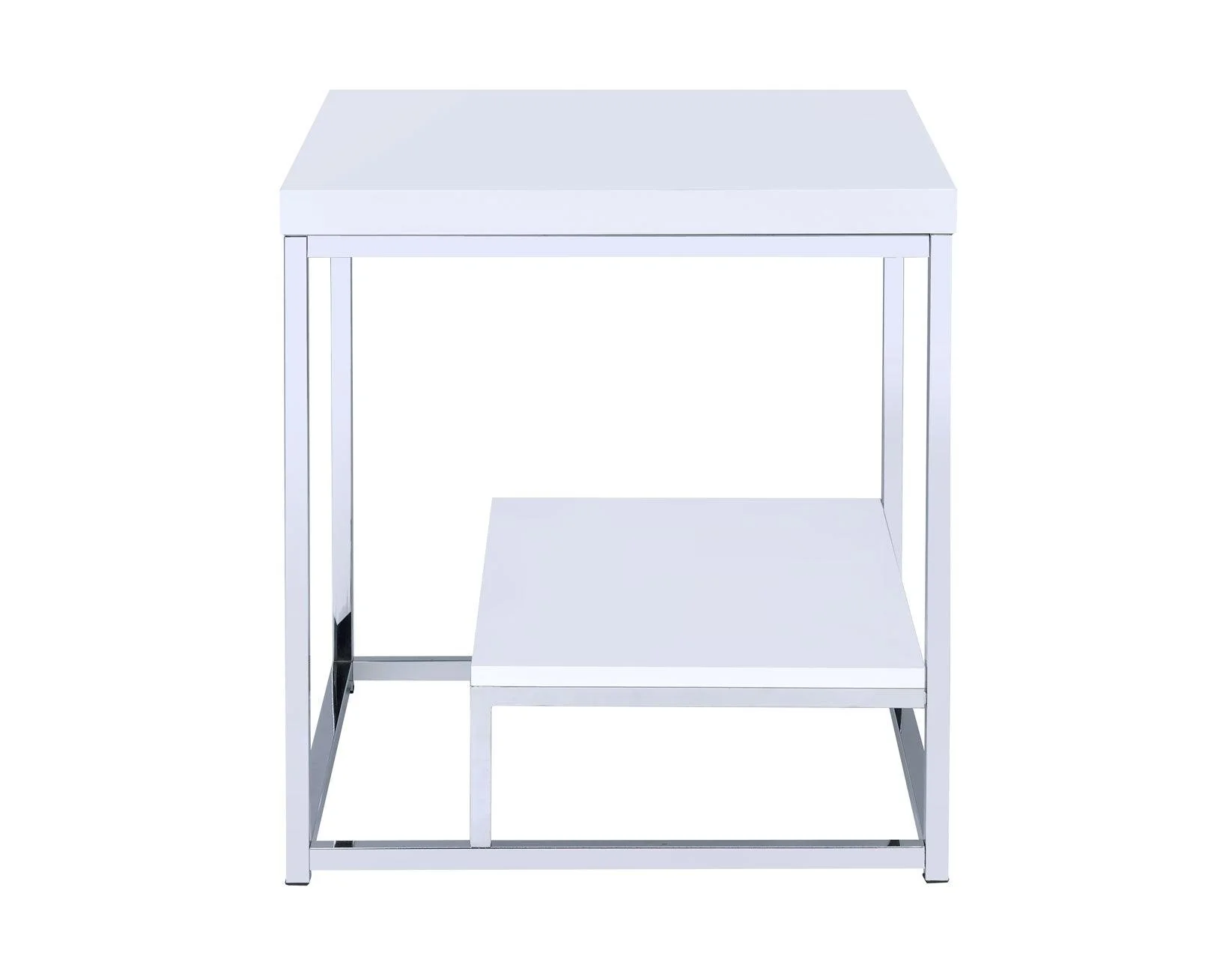 Lucia White 3-Piece Set (Cocktail & 2 End Tables) - Image 4