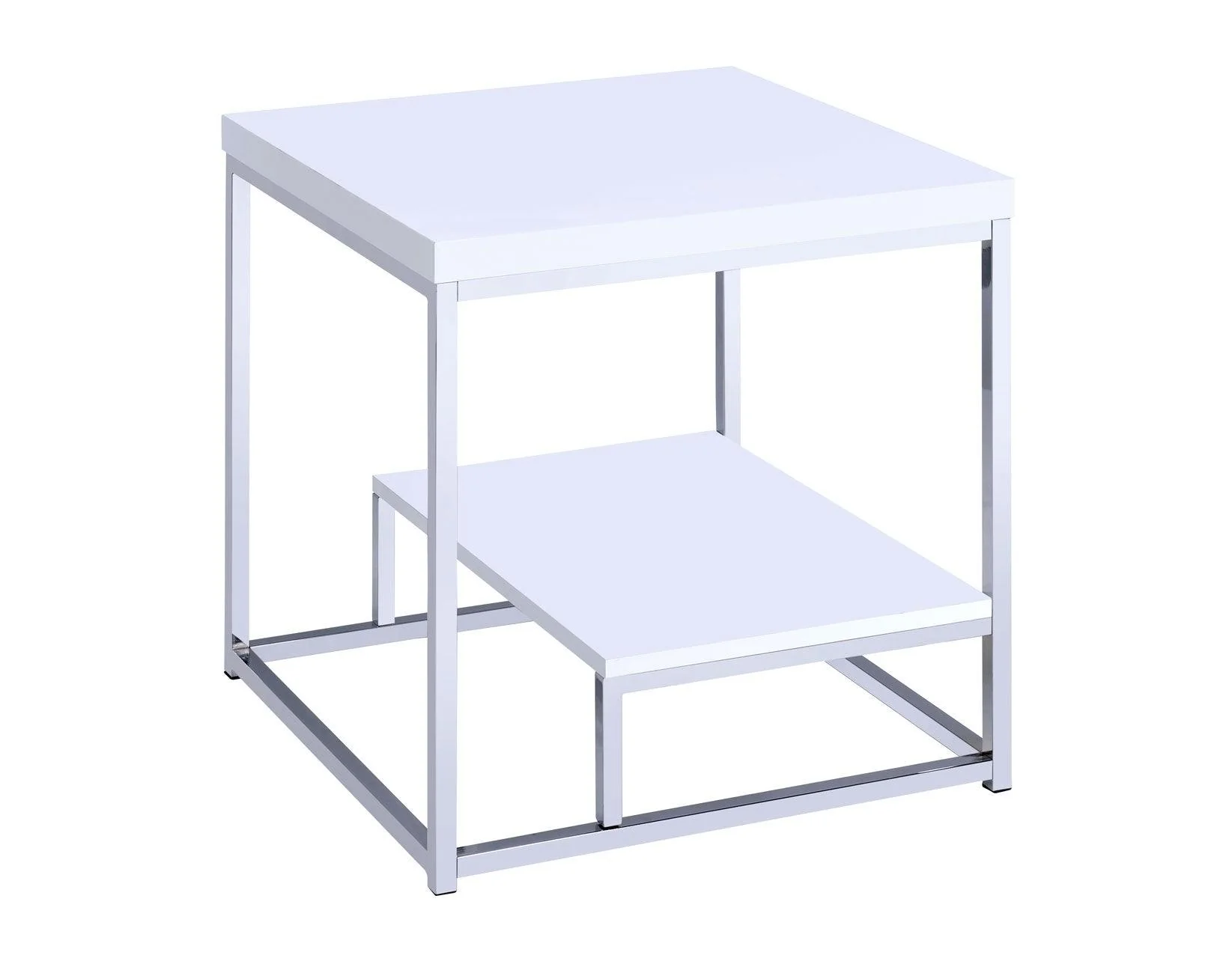 Lucia White 3-Piece Set (Cocktail & 2 End Tables) - Image 5
