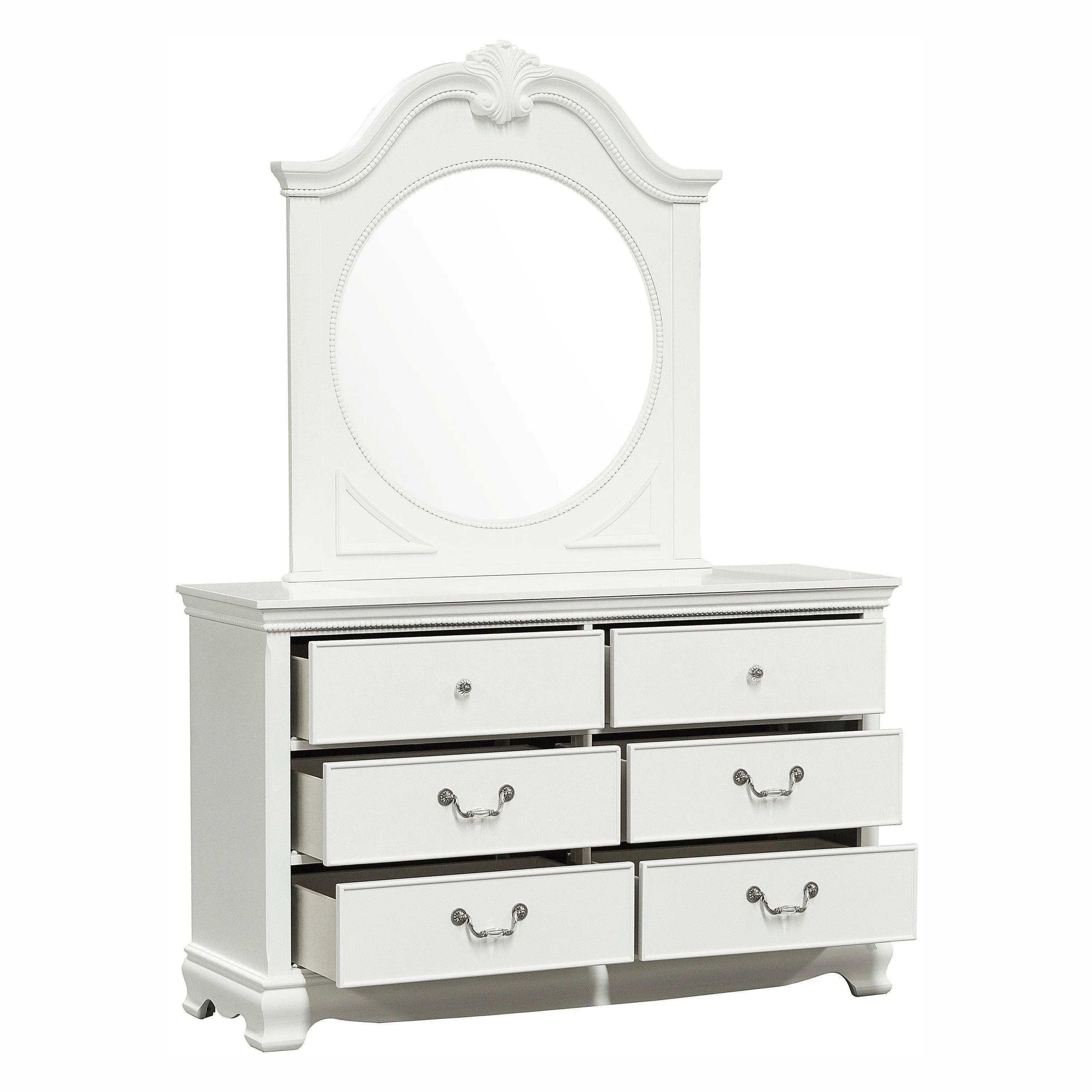 Lucida White Dresser - Image 6