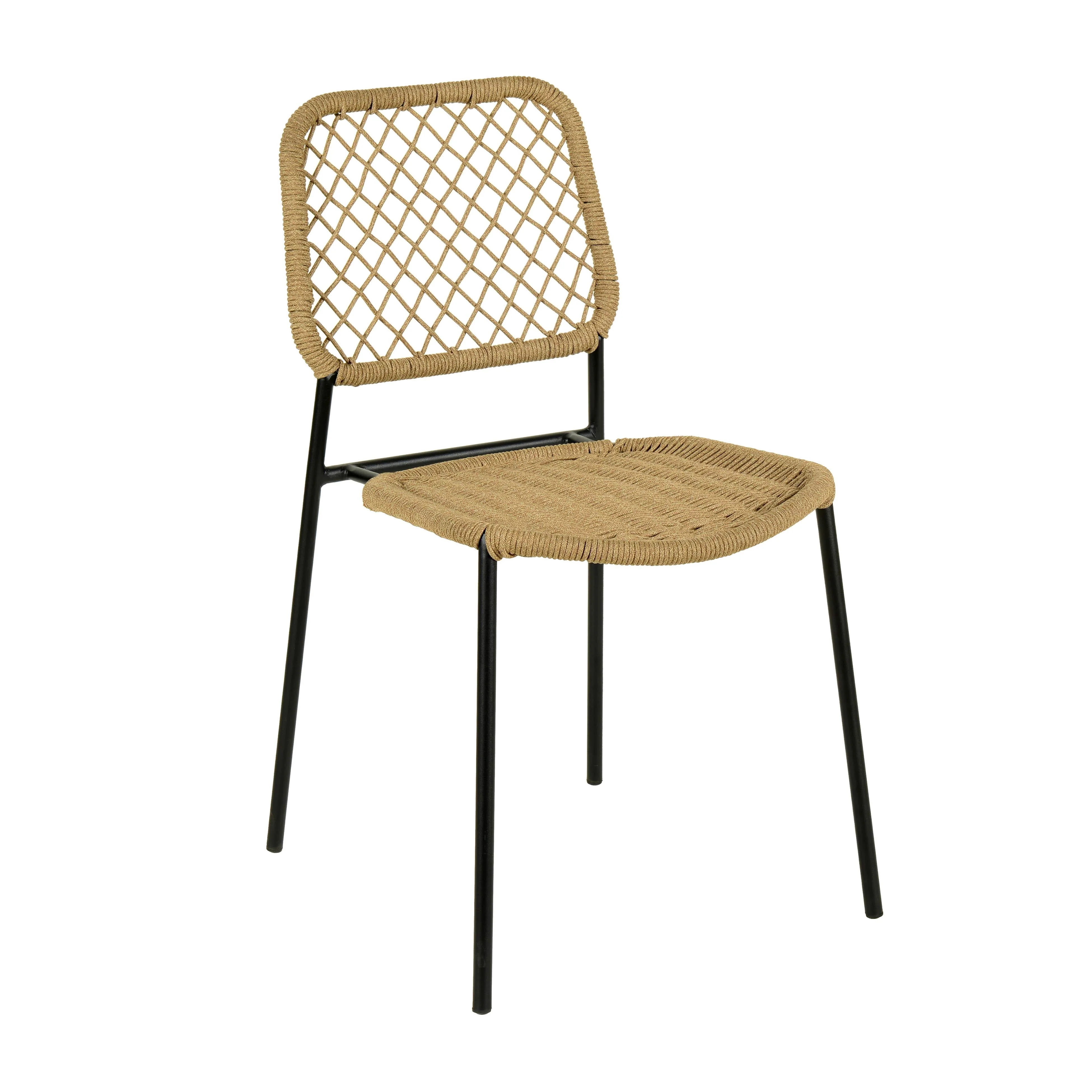 Lucy Dyed Cord Stackable Outdoor Dining Chair - Image 8