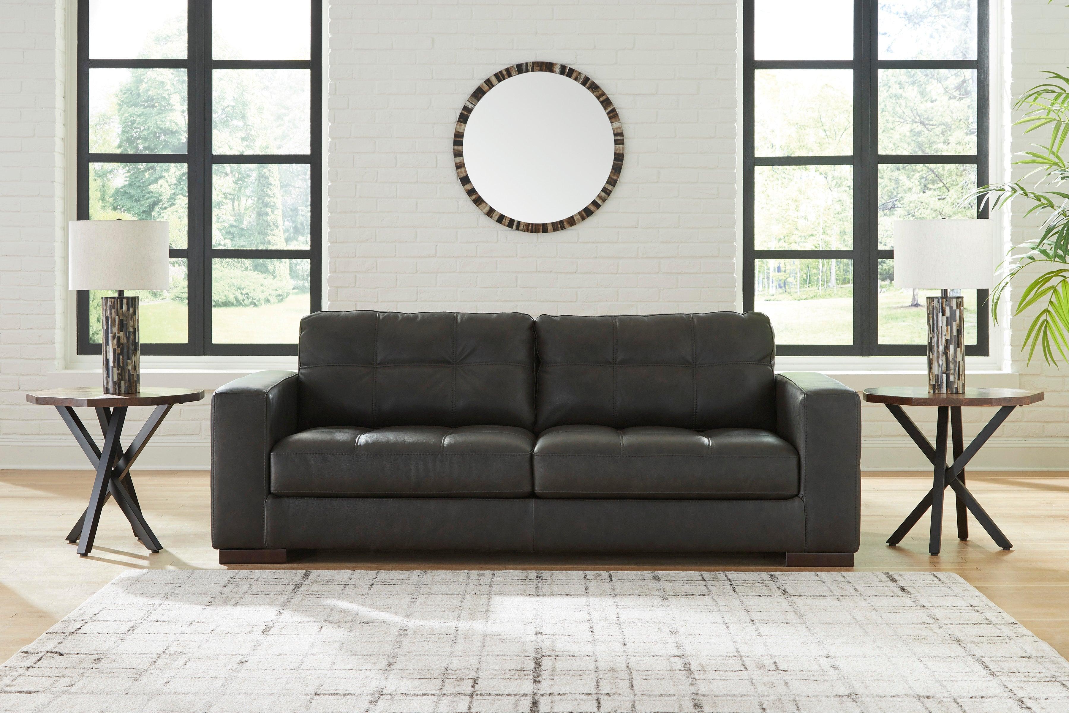 Luigi Thunder Leather Living Room Set - Image 4