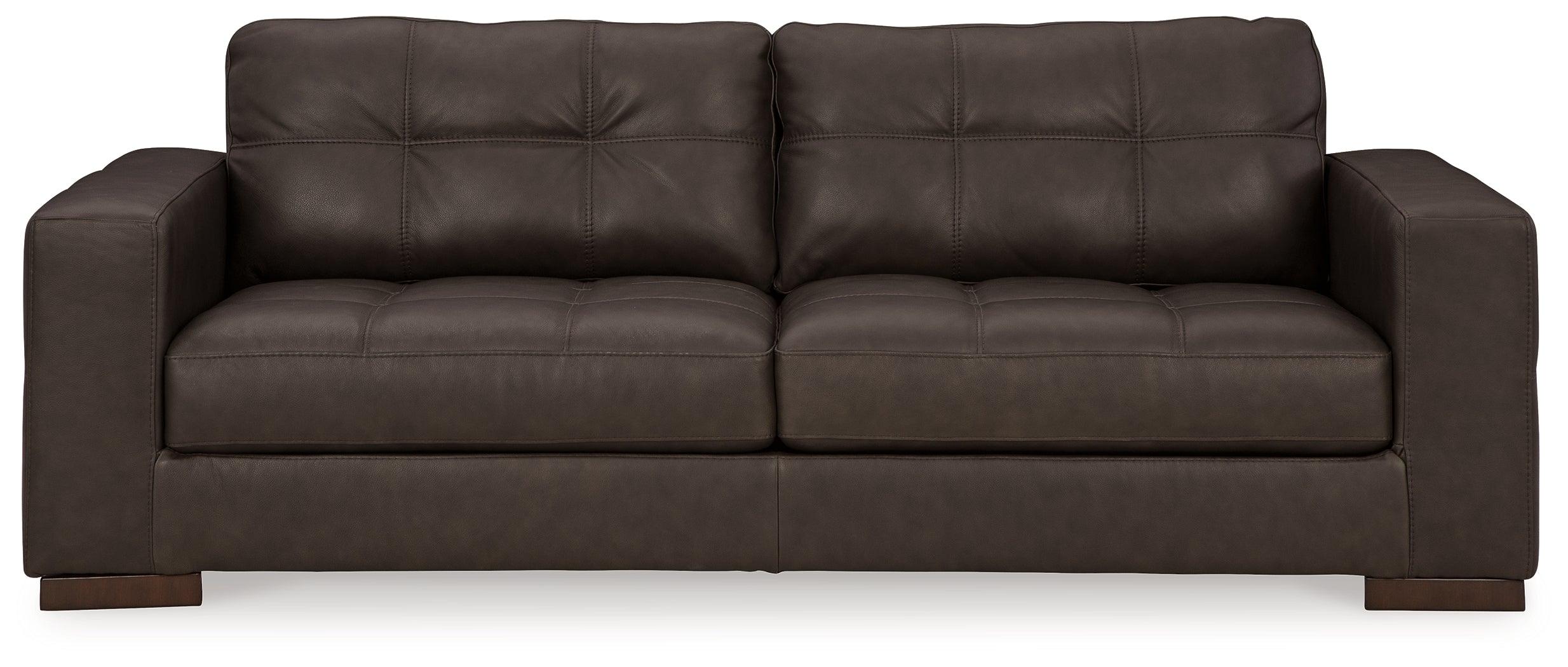 Luigi Thunder Leather Sofa - Image 3
