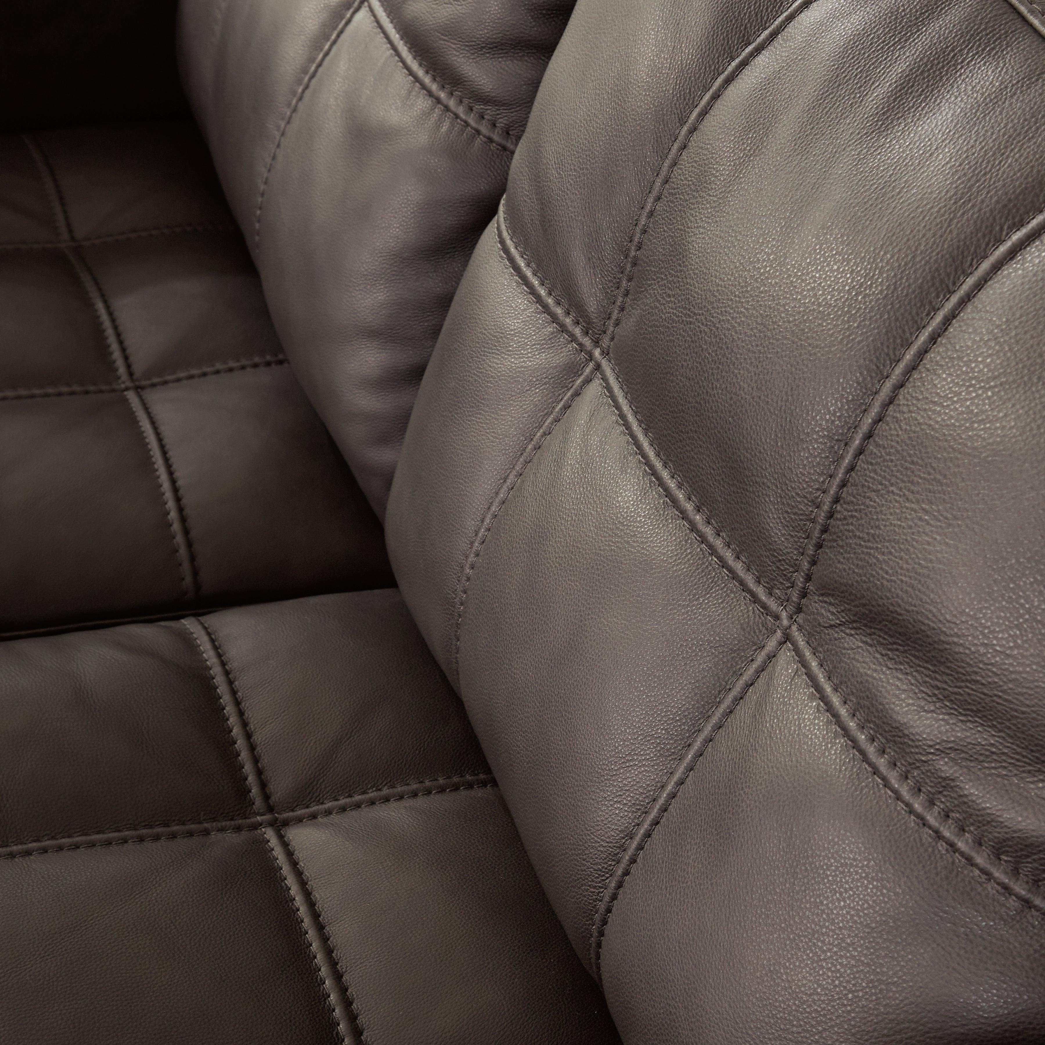 Luigi Thunder Leather Sofa - Image 6