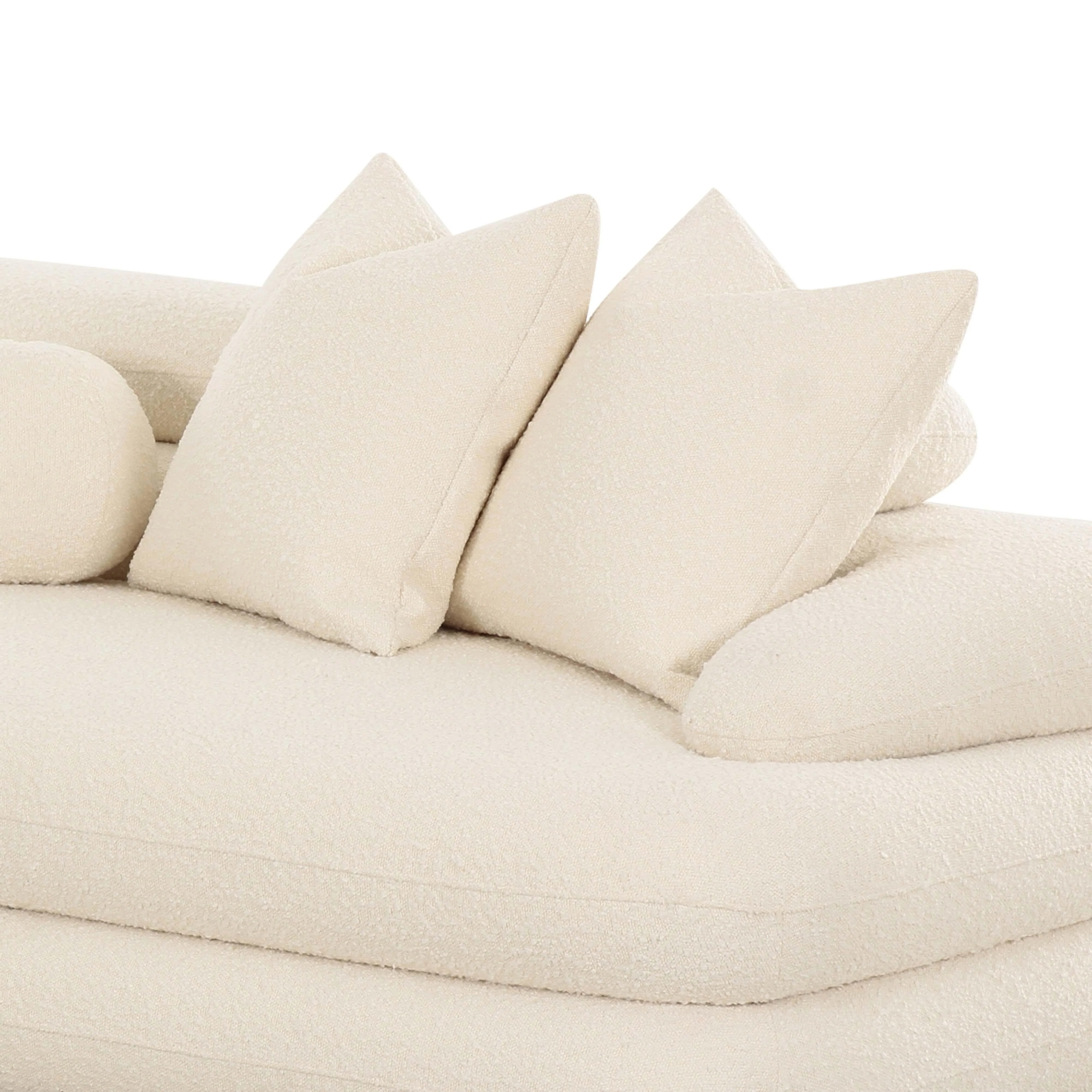 Lulu Cream Boucle Modular Sectional - Image 11