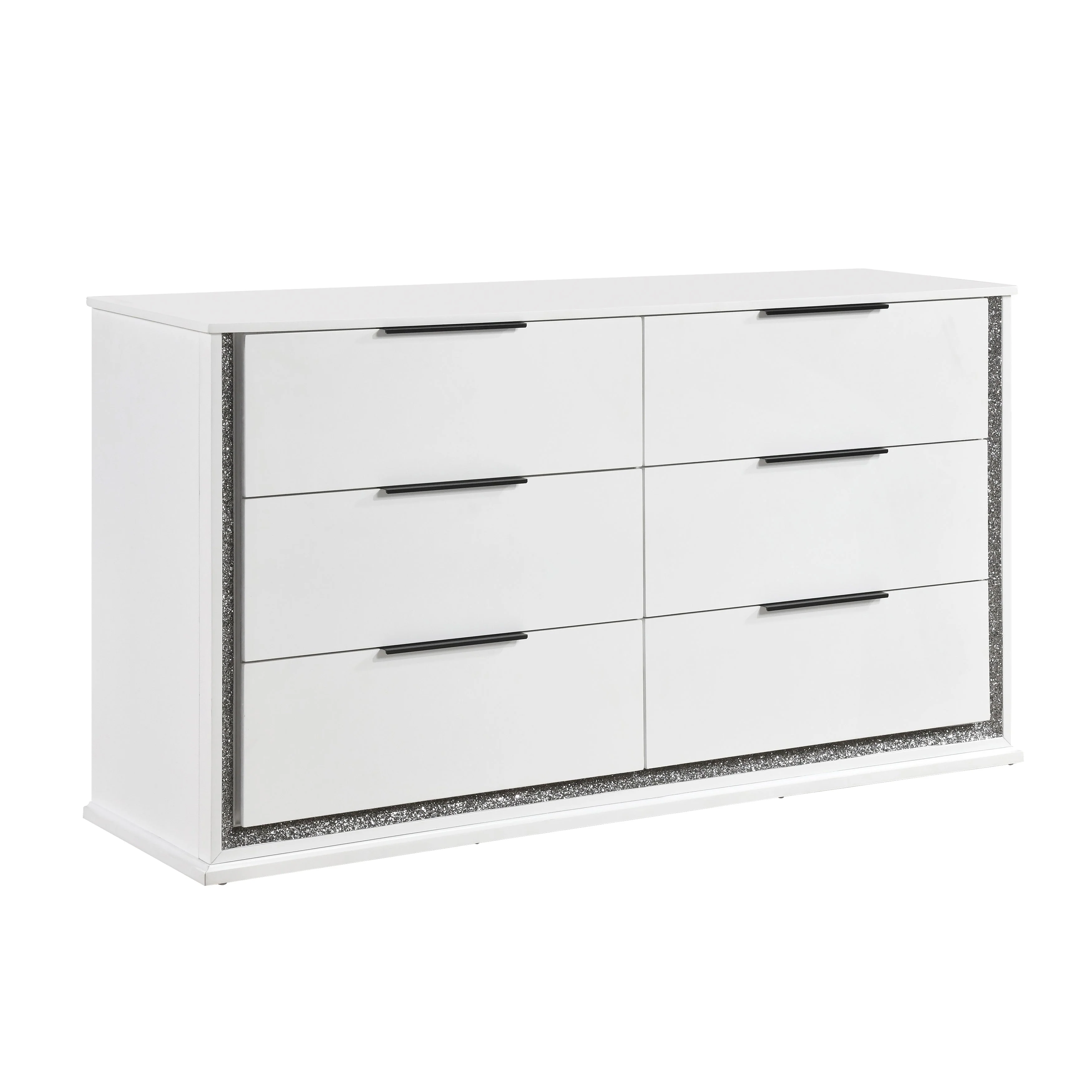 Lumin Pearl White LED Panel Bedroom Set - Image 18