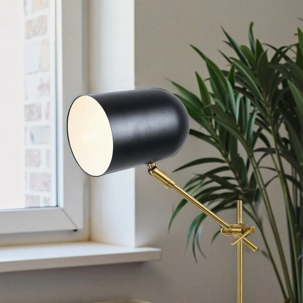 Lumora Table Lamp - Black outer - White inner - Image 3
