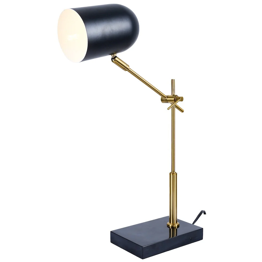 Lumora Table Lamp - Black outer - White inner - Image 4