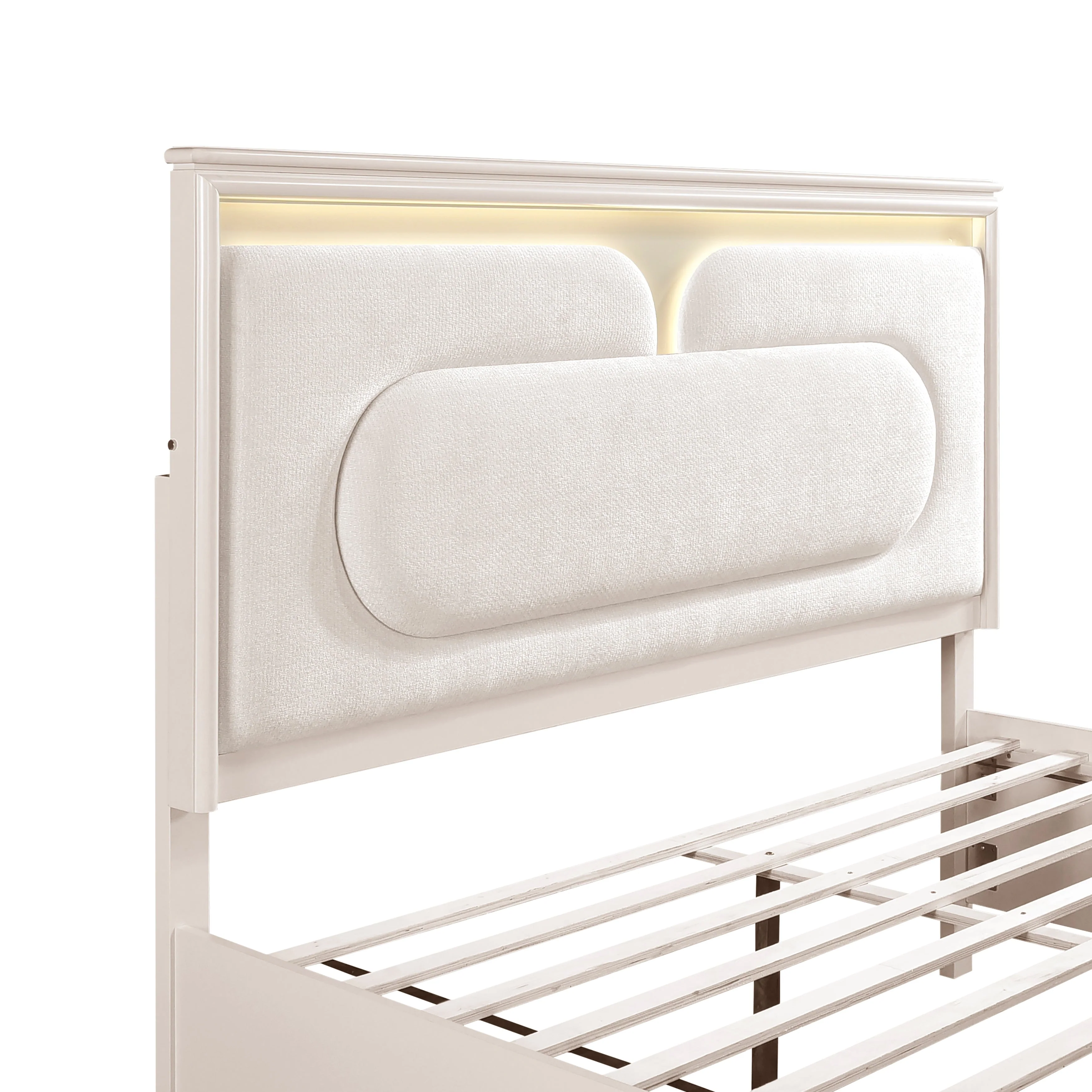 Lunaris Beige Storage Platform Bedroom Set - Image 13