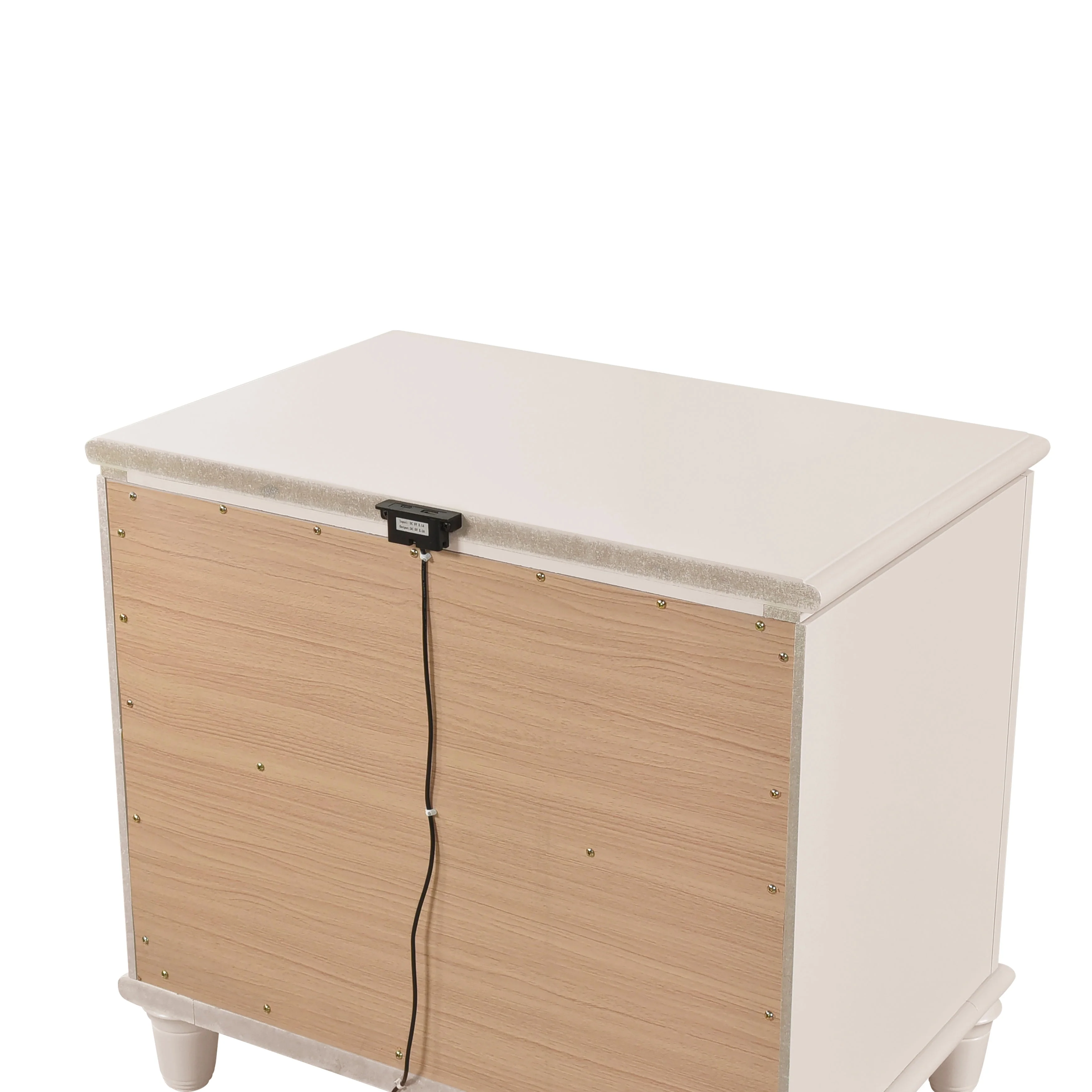 Lunaris Beige Storage Platform Bedroom Set - Image 19