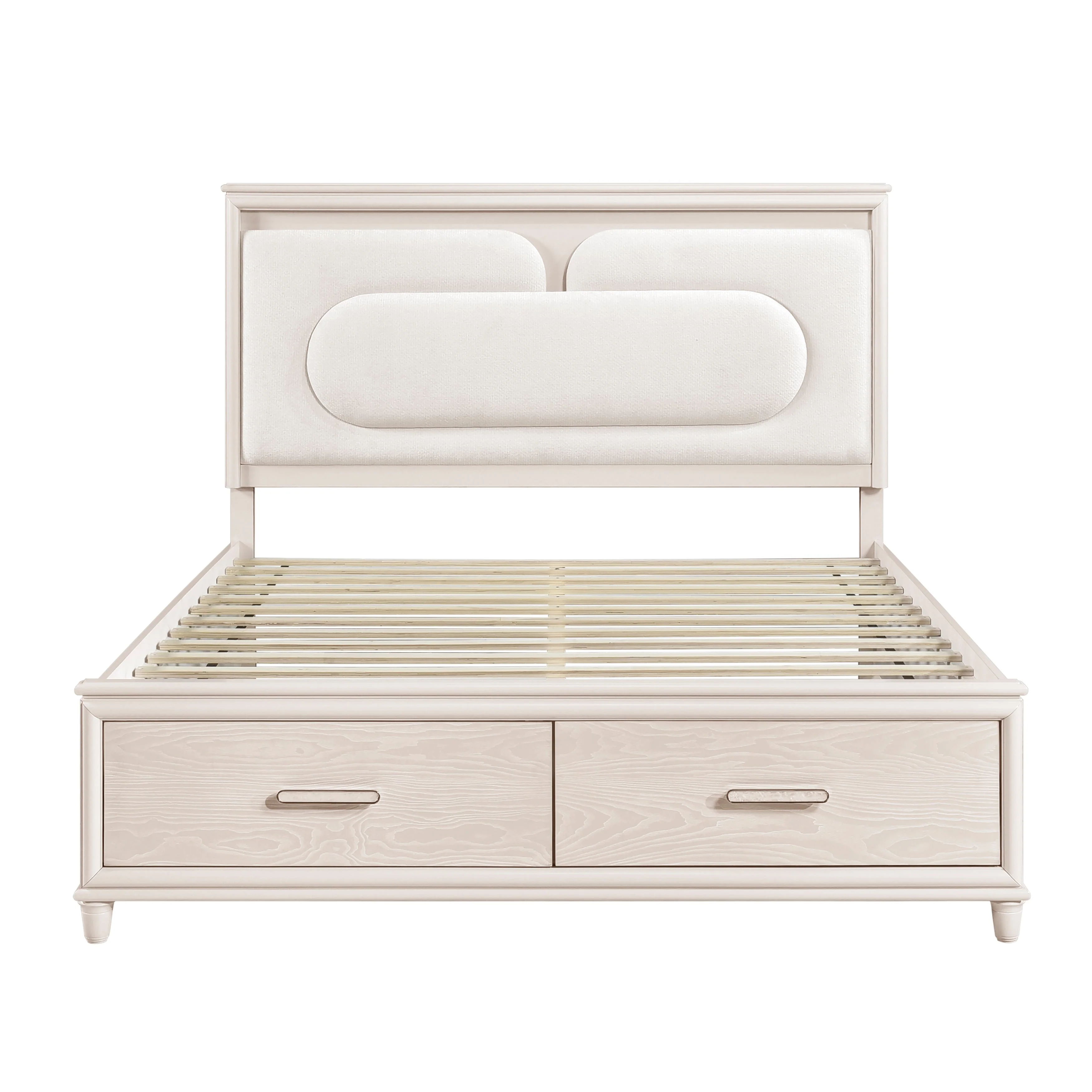 Lunaris Beige Storage Platform Bedroom Set - Image 4