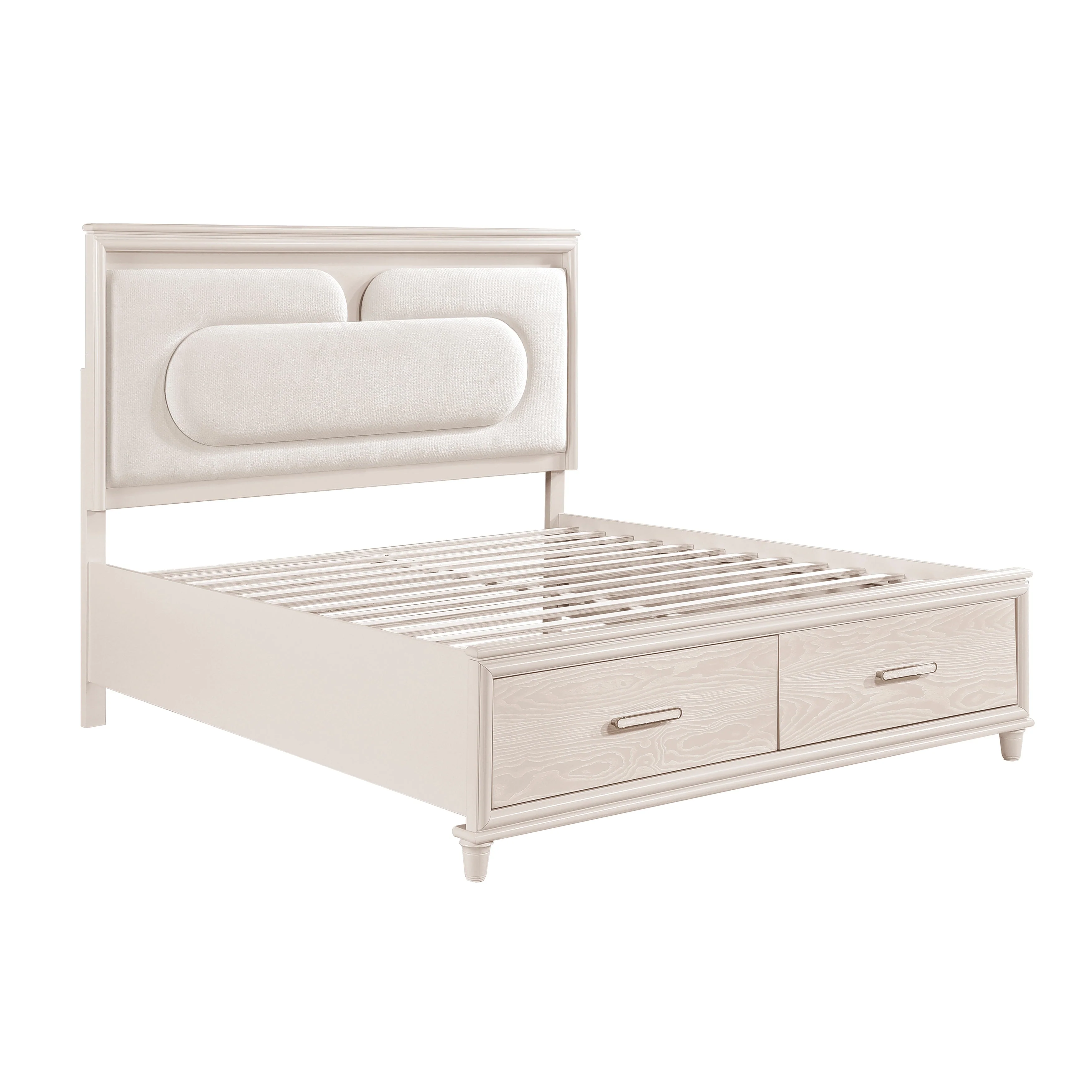Lunaris Beige Storage Platform Bedroom Set - Image 6