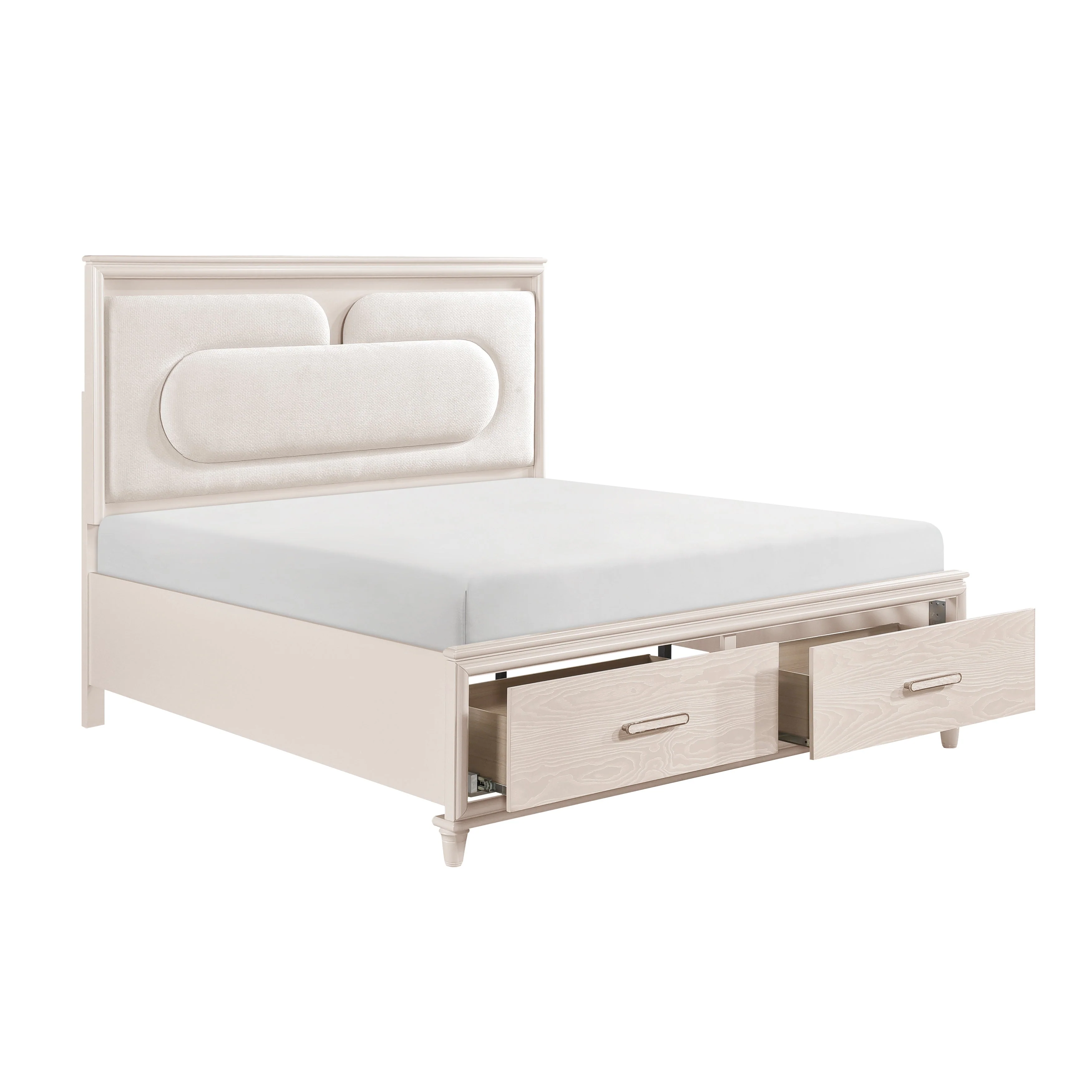 Lunaris Beige Storage Platform Bedroom Set - Image 9