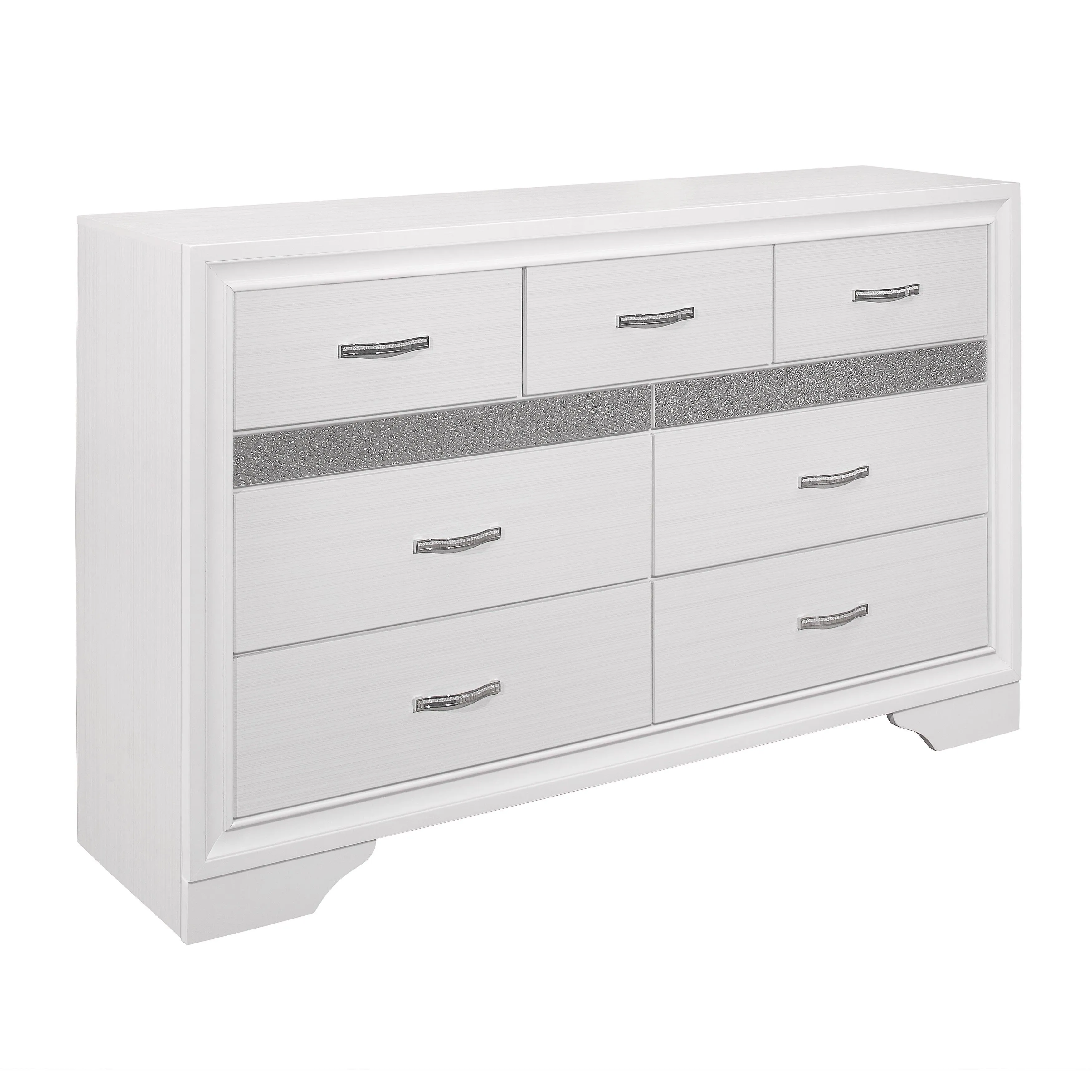 Luster White Dresser - Image 2