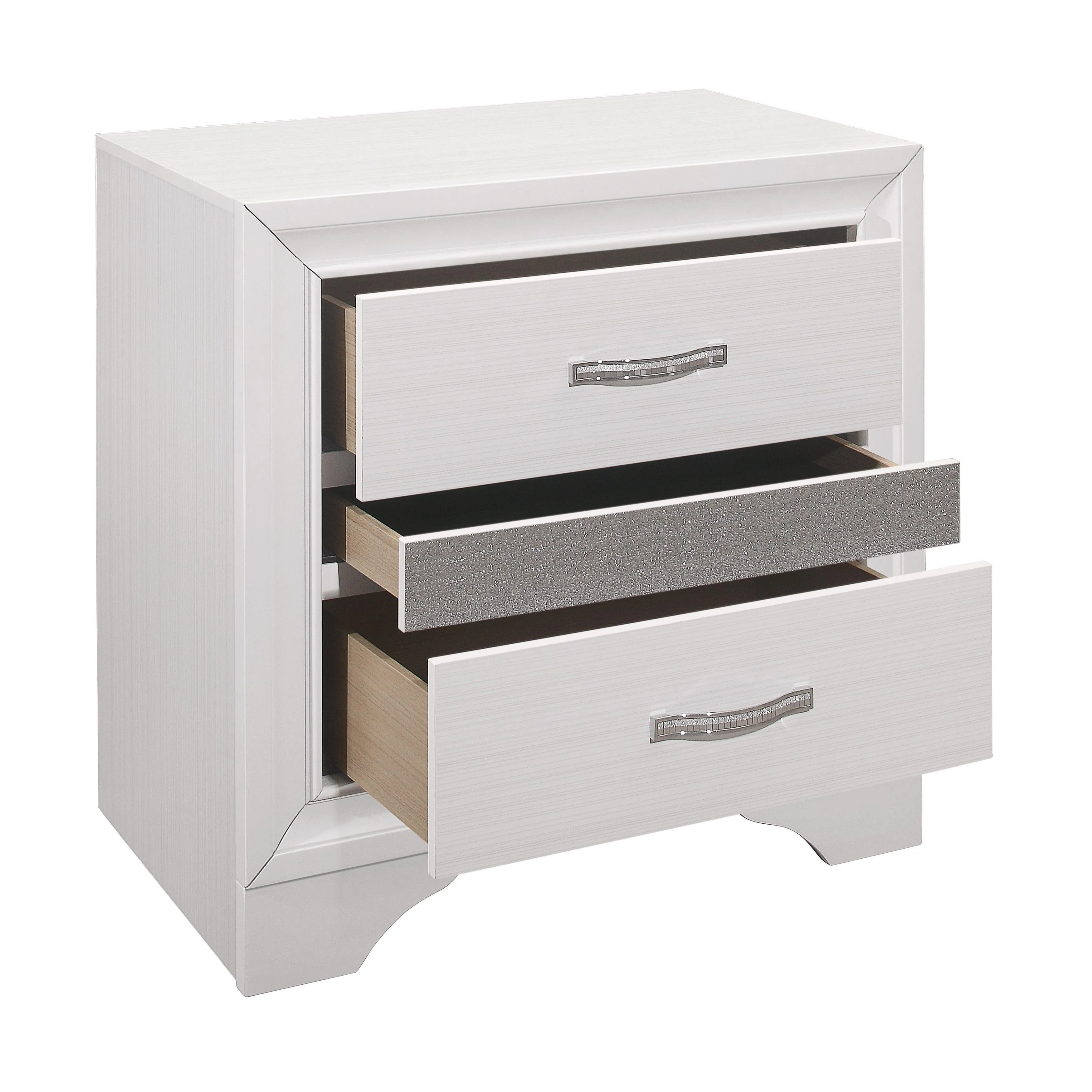 Luster White Nightstand - Image 2