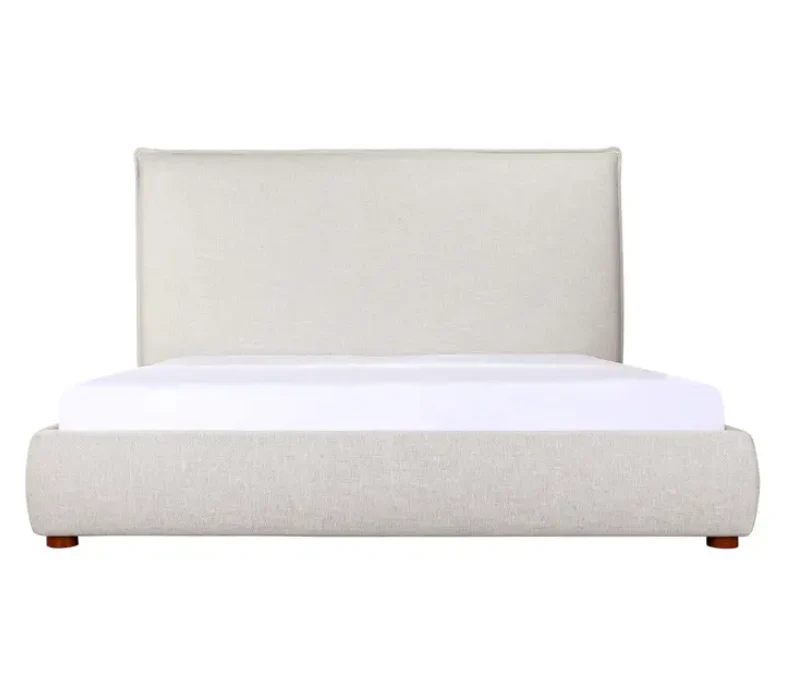 Luzon Bed - Tall HB - Light Grey