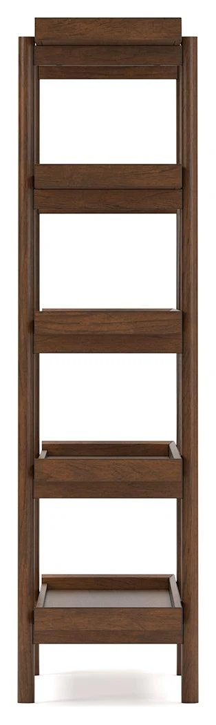 Lyncott Brown 70" Bookcase - Image 6