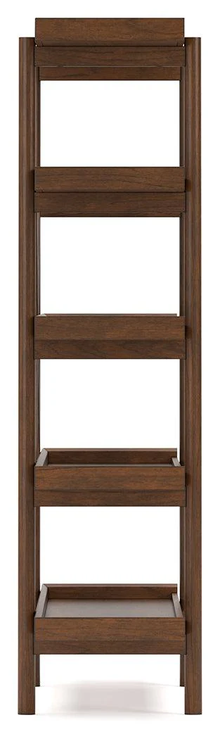 Lyncott Brown 70" Bookcase - Image 7
