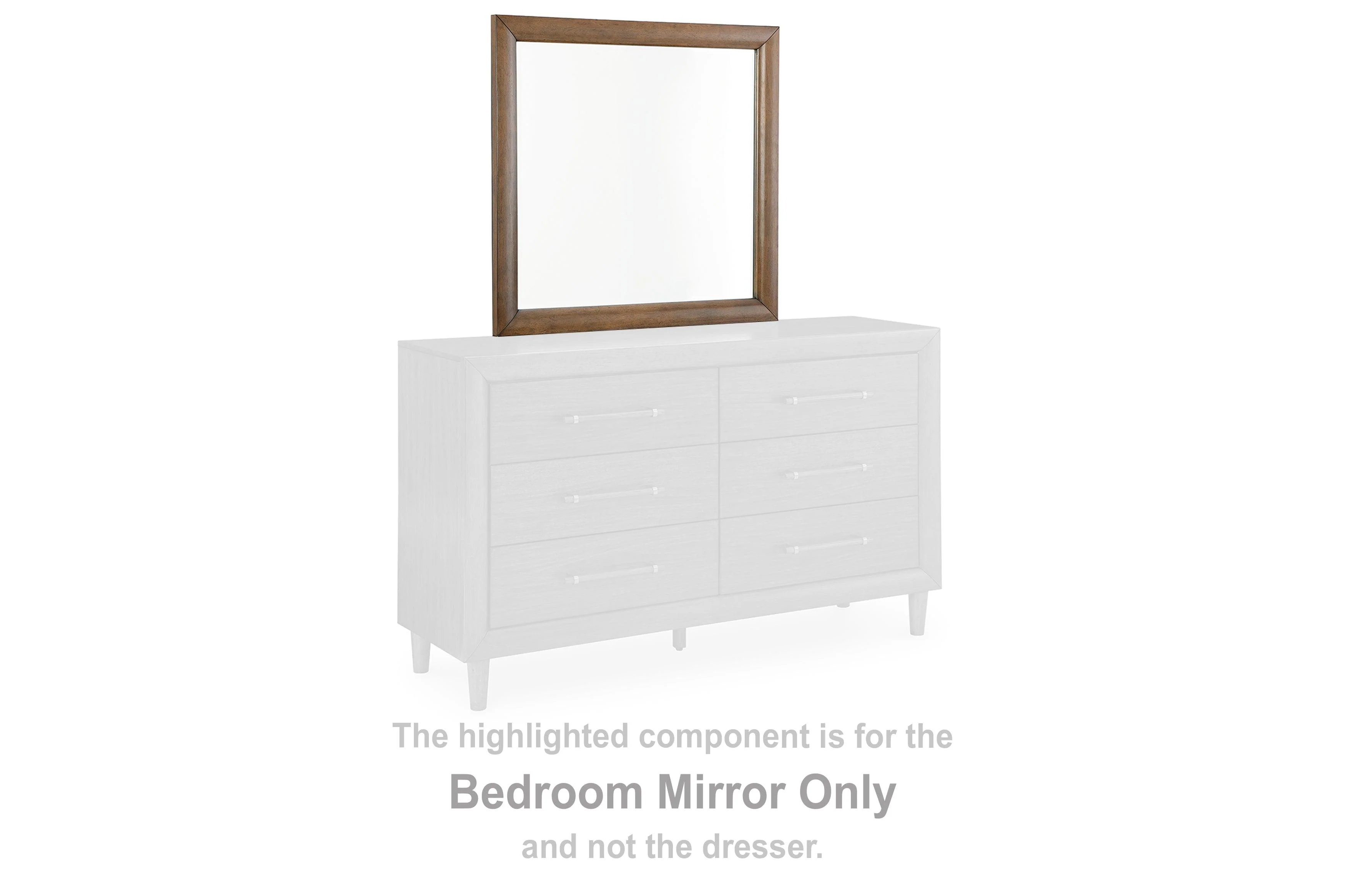 Lyncott Brown Bedroom Mirror - Image 3