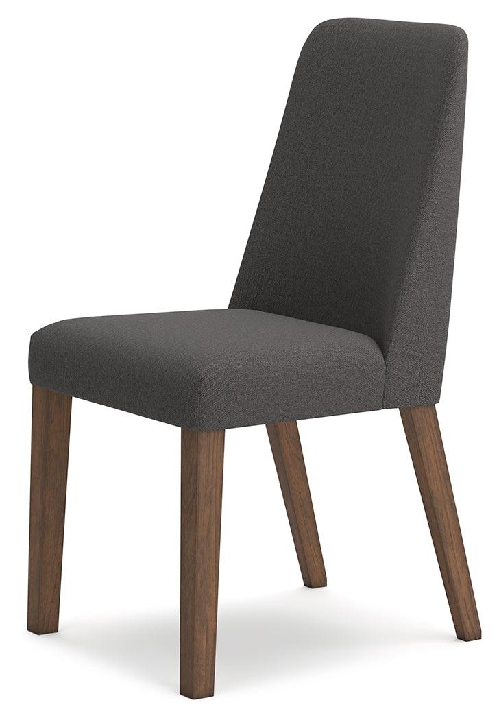 Lyncott Charcoal/Brown Dining Chair, Set of 2 - Image 2