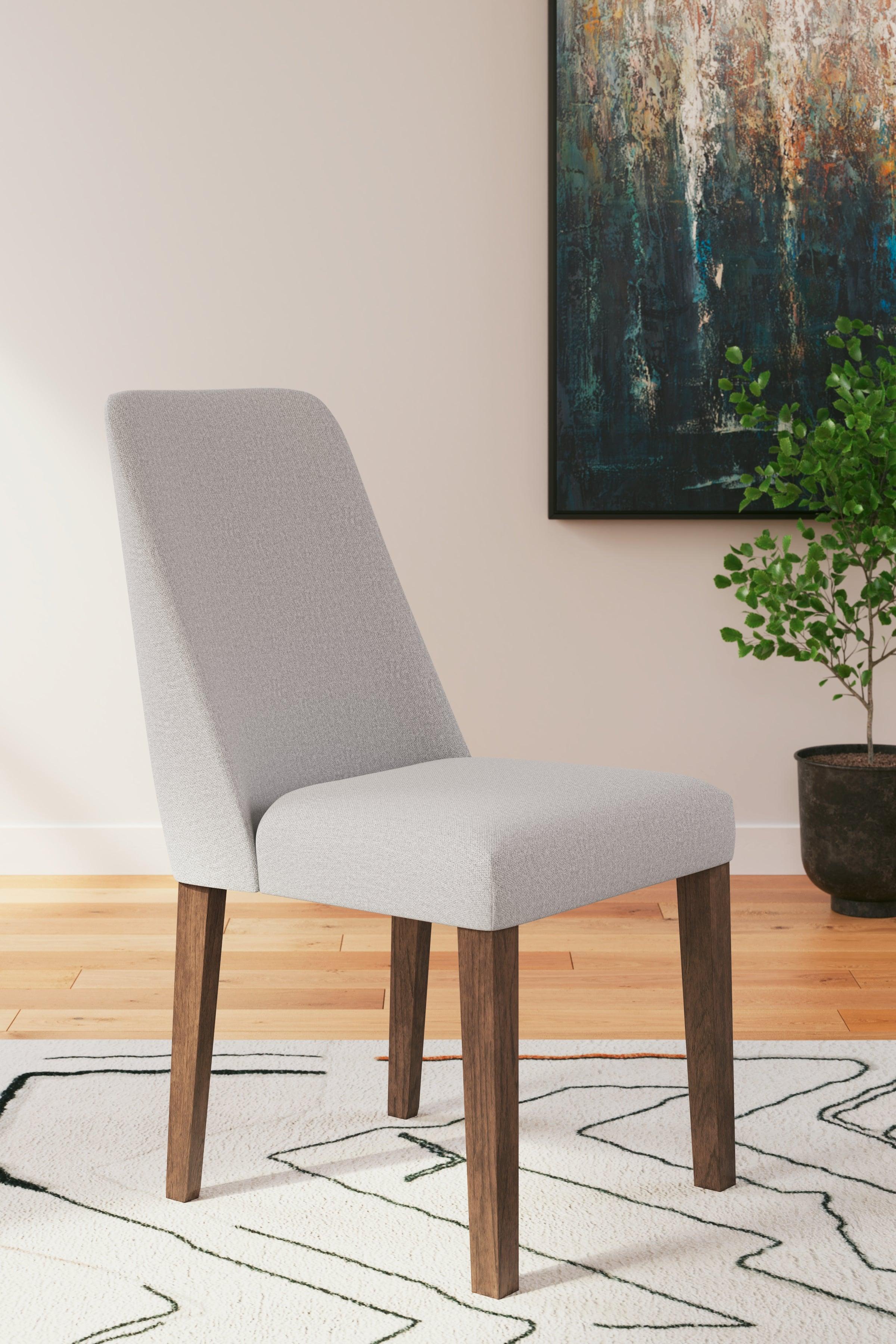 Lyncott Dining Table and 4 Chairs in Gray/Brown - Image 7