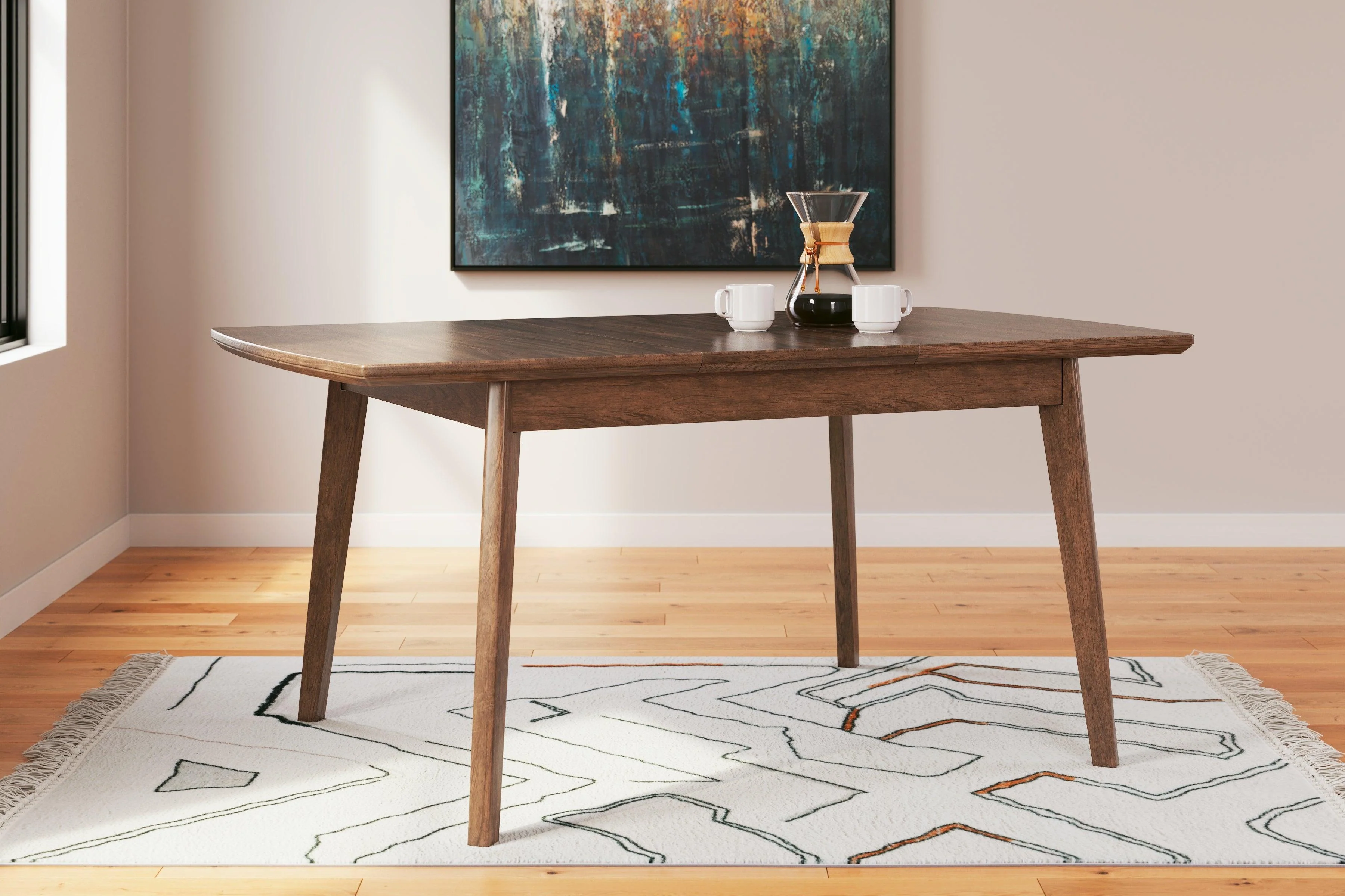 Lyncott Gray/Brown Dining Table and 4 Chairs - Image 12